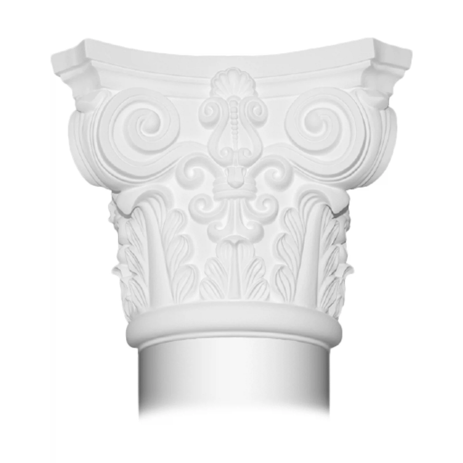 Изображение товара Декоративный полукапитель из полиуретана DECOMASTER-1 DCK-11H/1 370х185мм