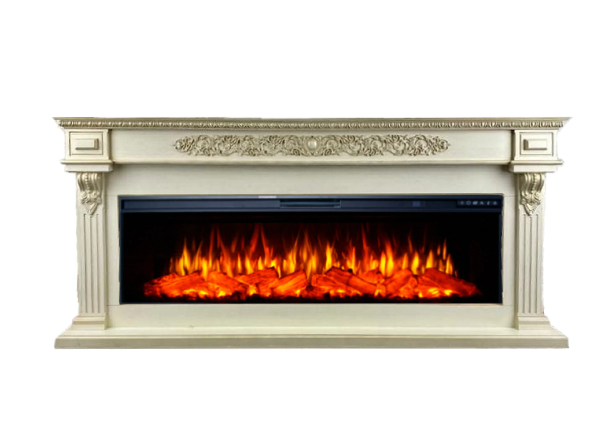 Изображение товара Каминокомплект: Вена (Freespace60) с Freespace60 бежевый золотой патиной