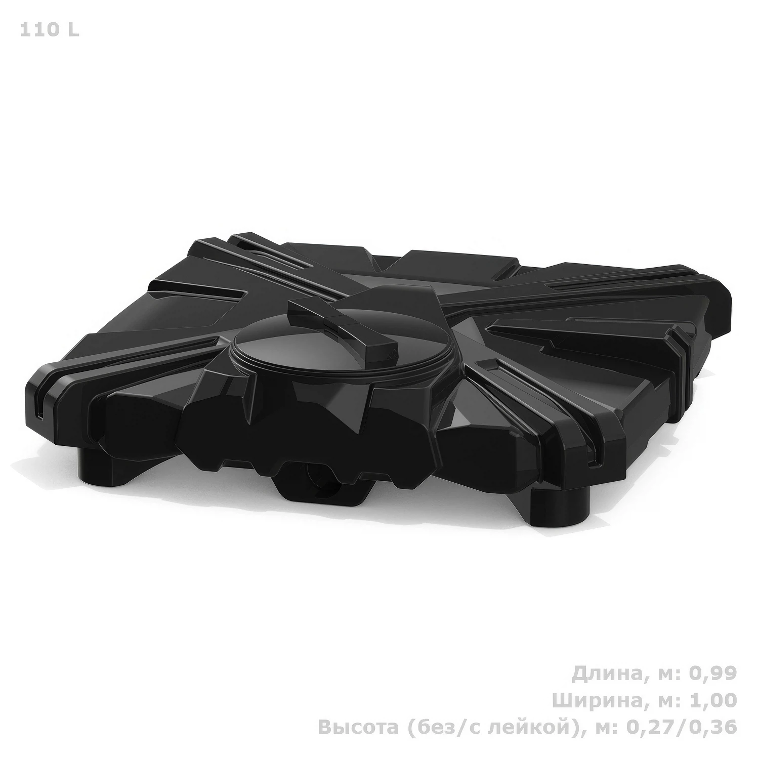 Изображение товара Бак для душа «Роса-2» 110 л с лейкой