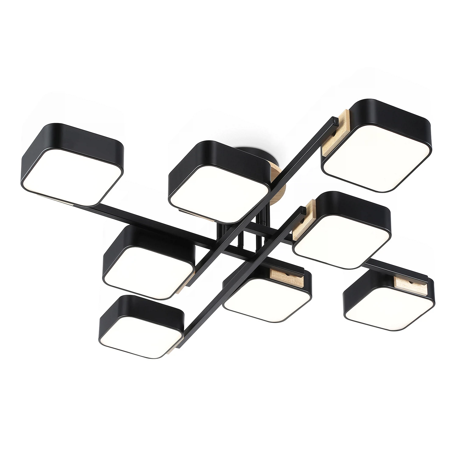 Изображение товара Современная светодиодная люстра на штанге FL4890 Ambrella light 144W черный