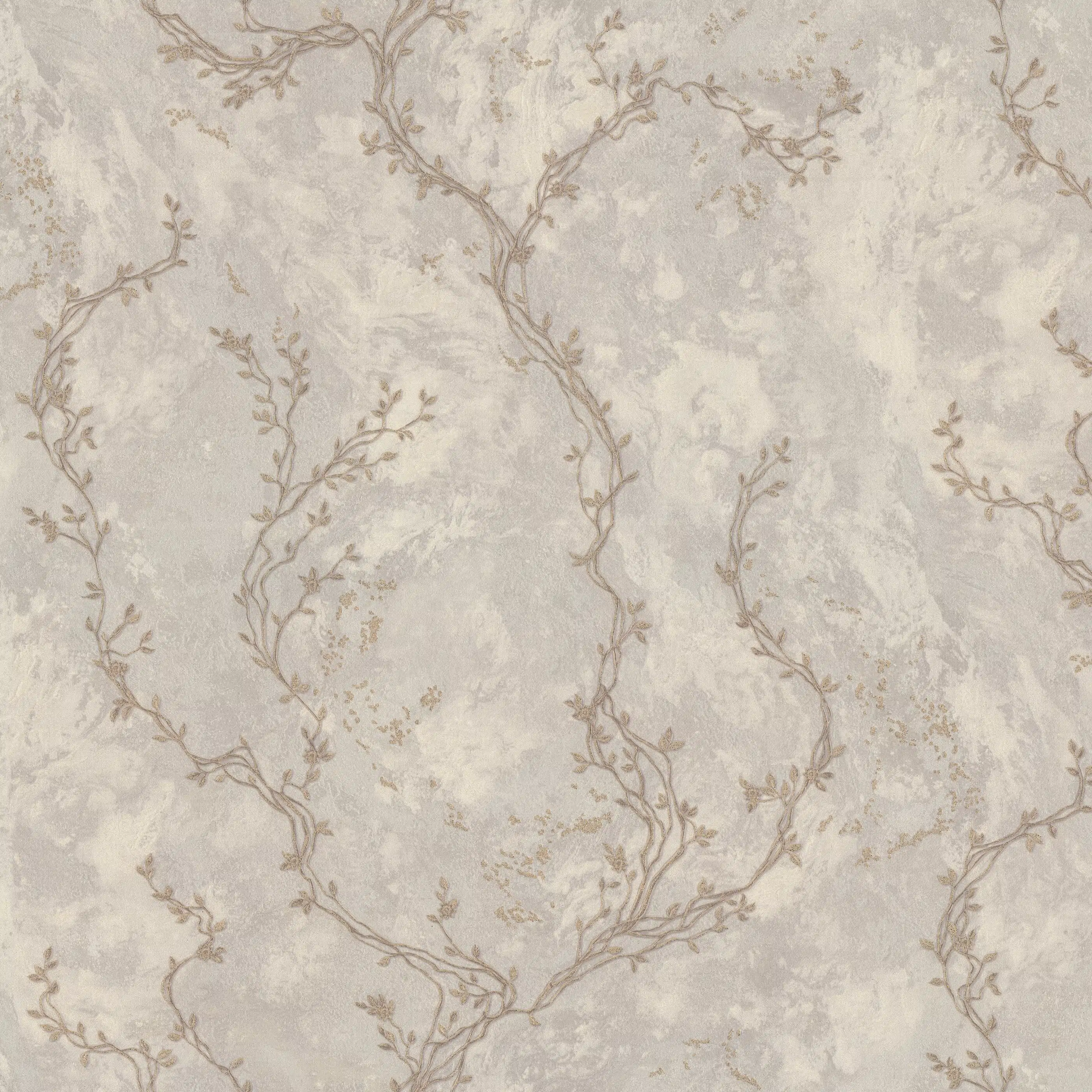 Изображение товара Обои флизелиновые Monte Solaro Isadora бежевые 10,05x1,06м. современный дизайн с глиттером