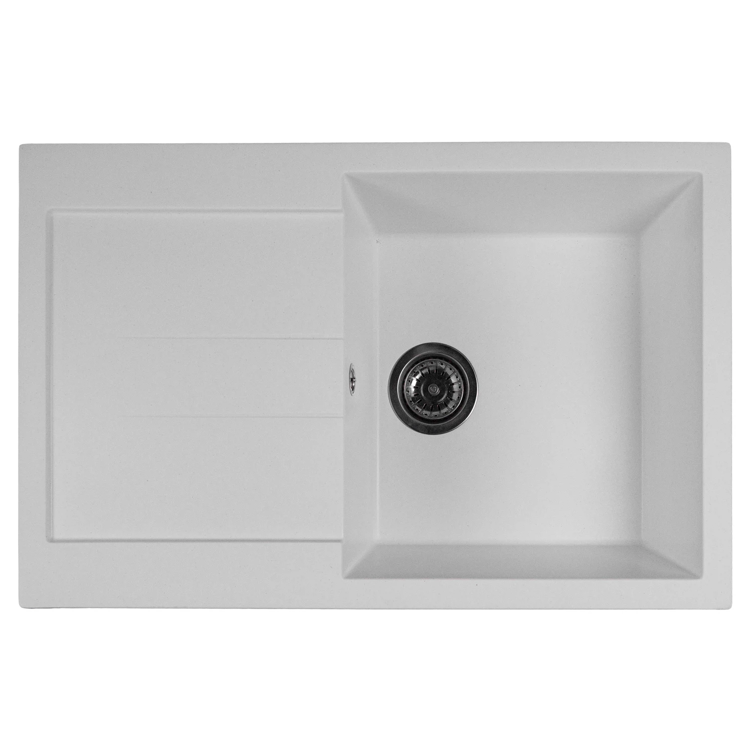 Изображение товара Мойка ML-GMS107 СТАНДАРТ с крылом, белый (331), 770*493*190мм