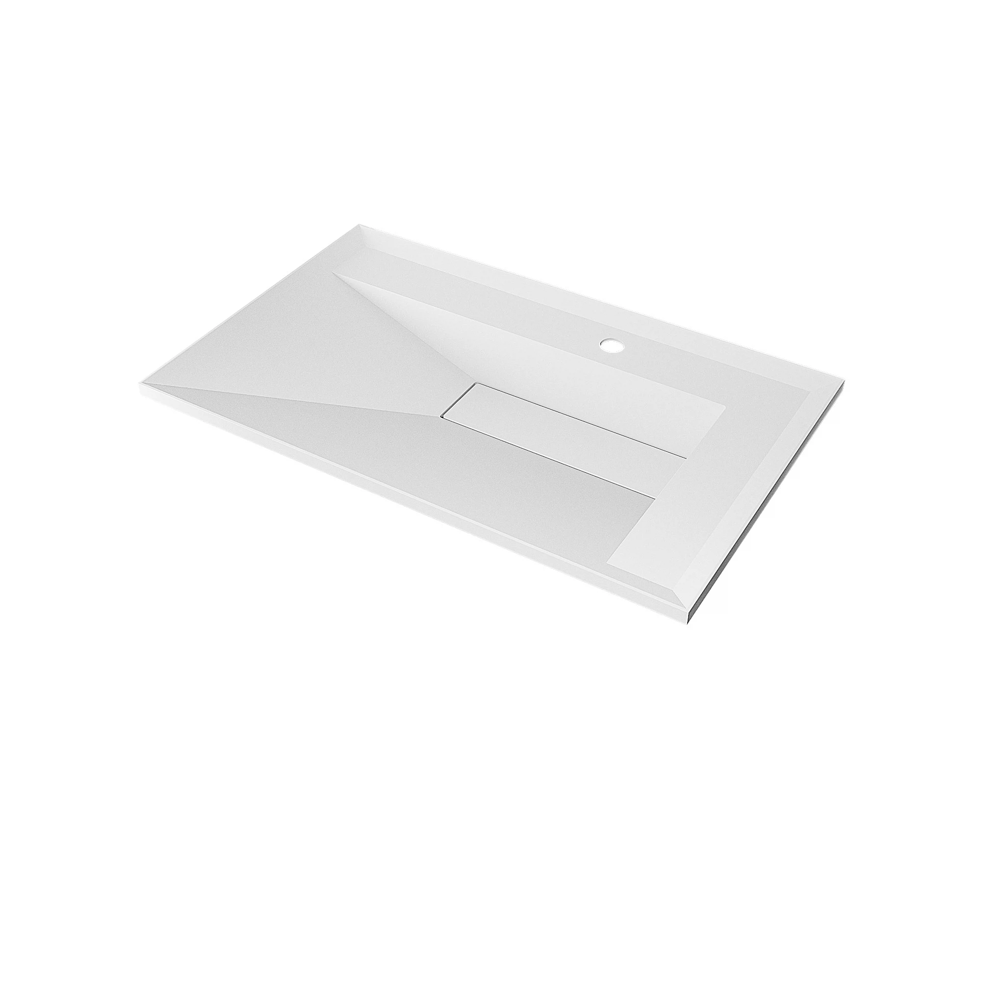 Изображение товара Раковина для ванной Uperwood Lotus Premium 80х50х13 см, белая глянцевая