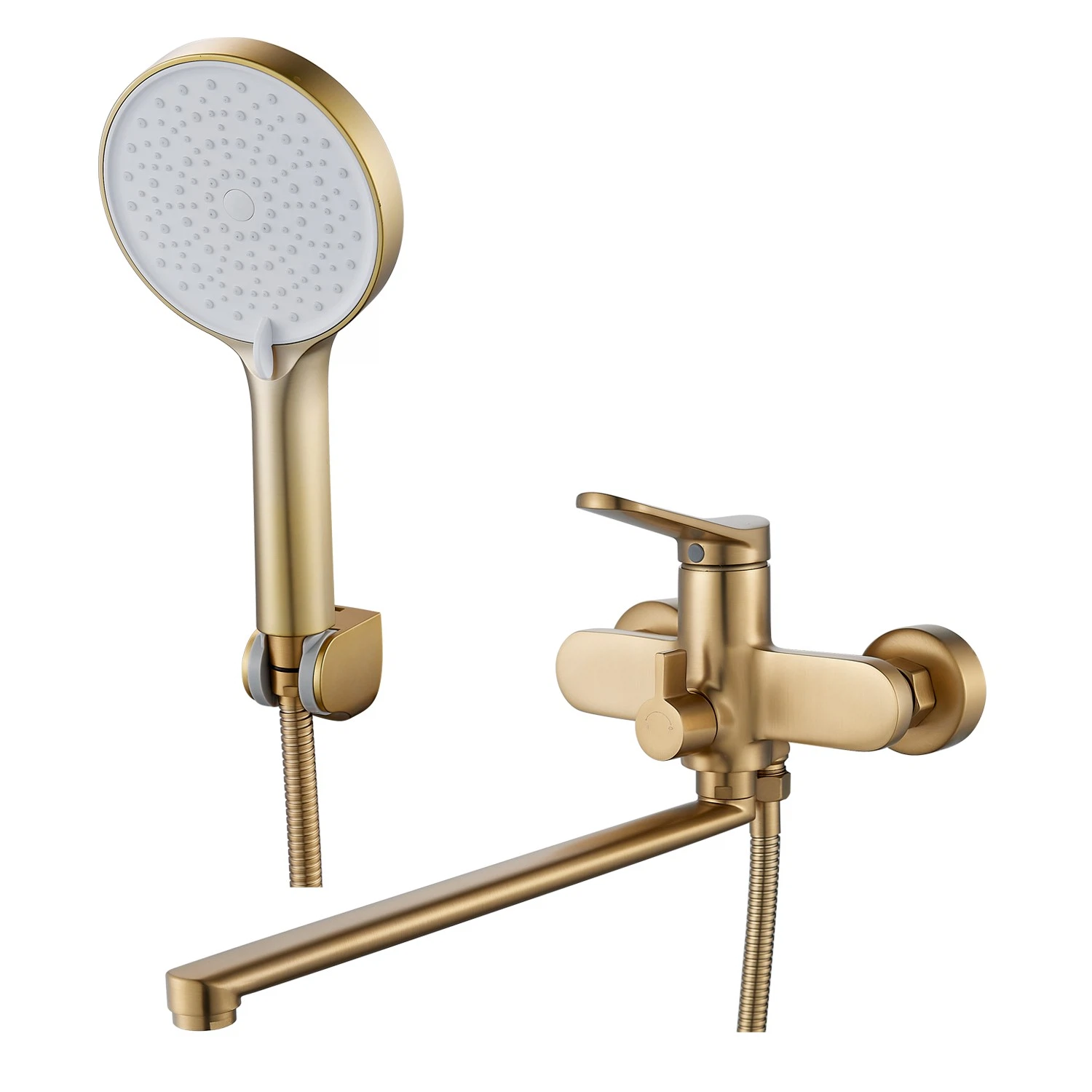 Изображение товара Смеситель для ванны Shevanik S4322G, золотой сатин