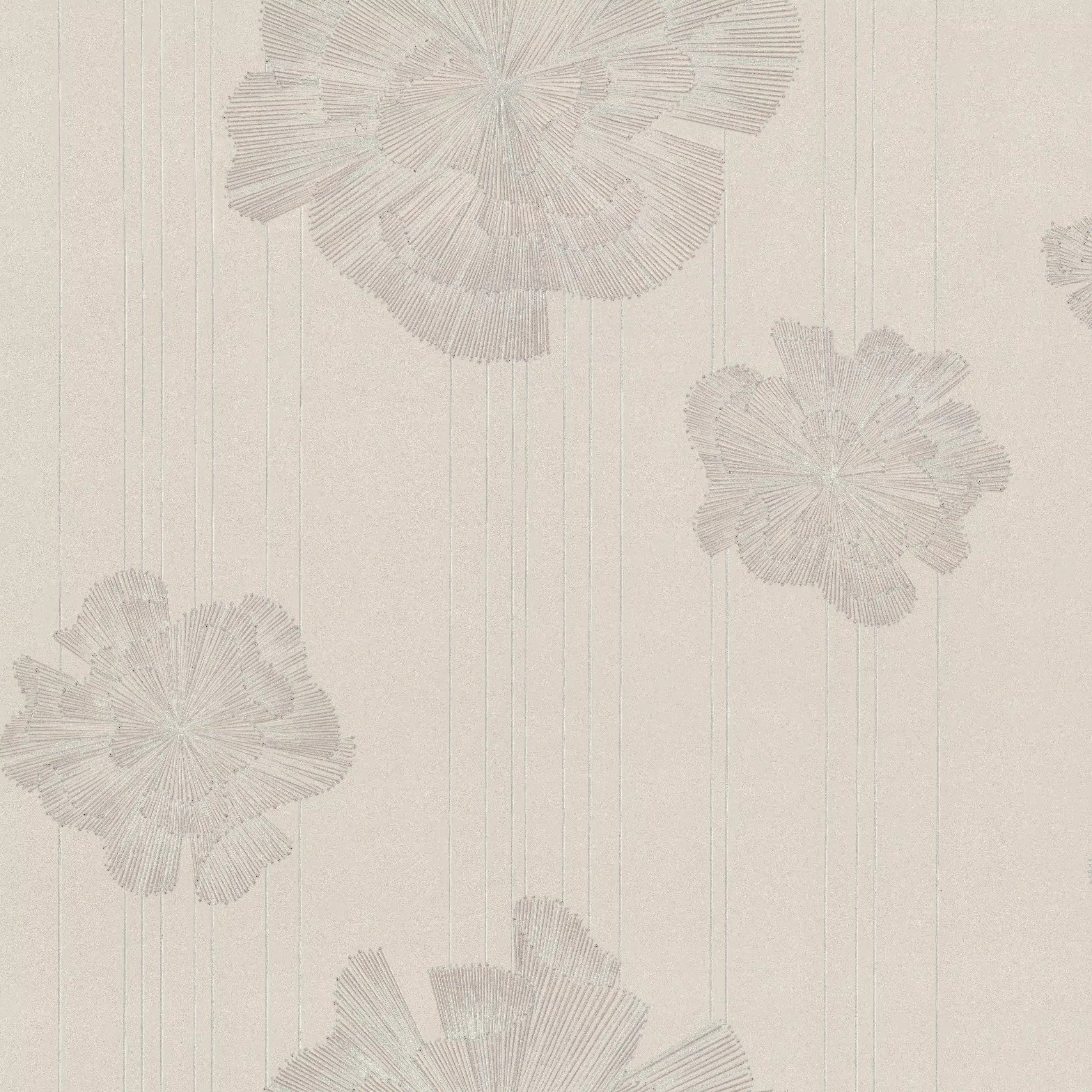 Изображение товара Обои флизелиновые Роза / Rosetta Monte Solaro, бежевые, 10,05x1,06м., 9285-02