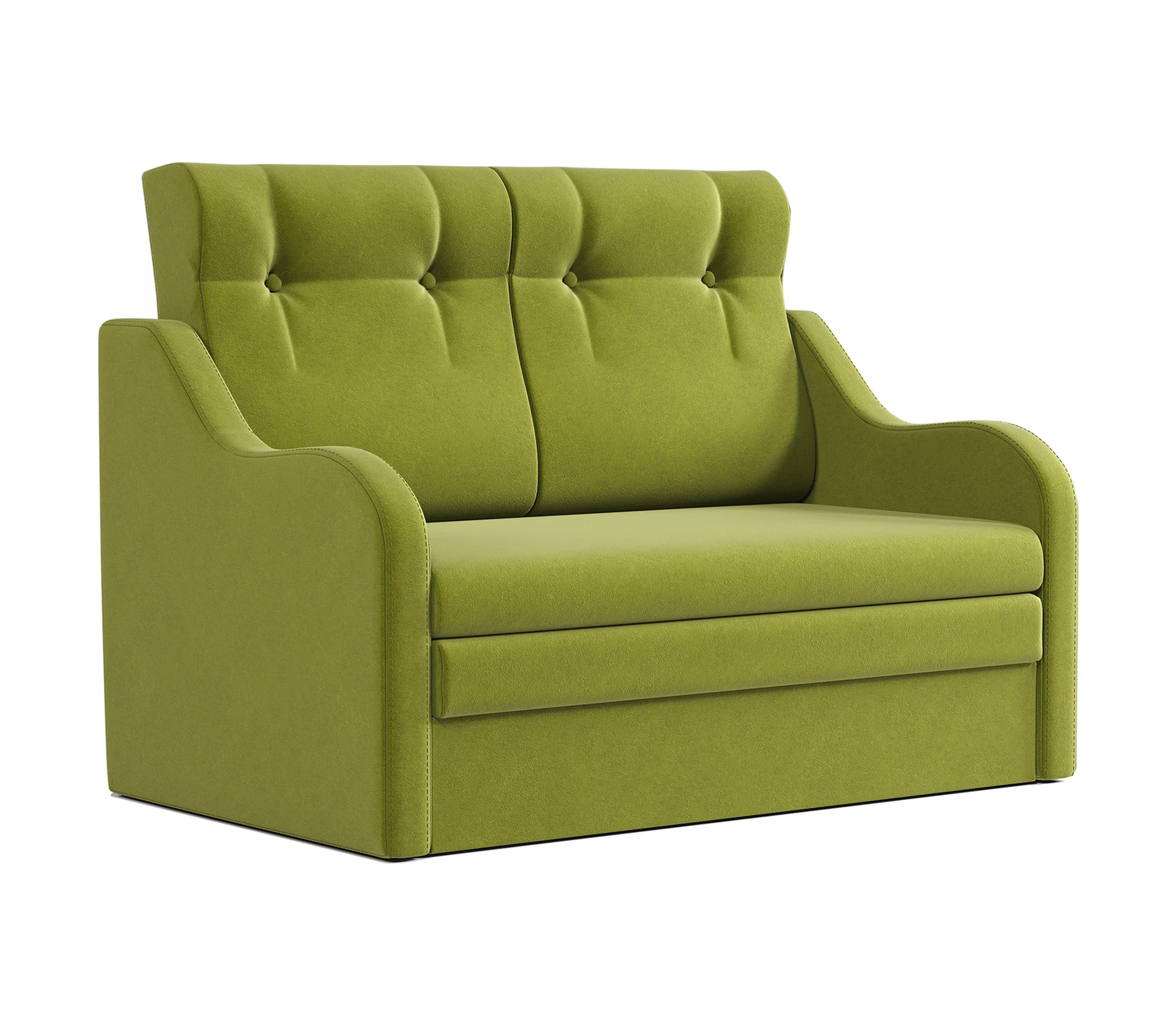 Изображение товара Диван-кровать Классика 2В велюр Дрим эппл современный дизайн комфортное спальное место