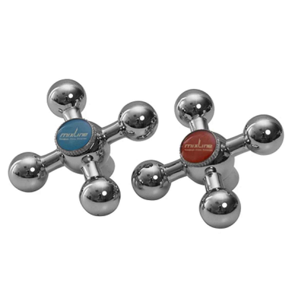 Изображение товара Маховик КРЕСТ ML07 металл MIXLINE для смесителей, цветовой код