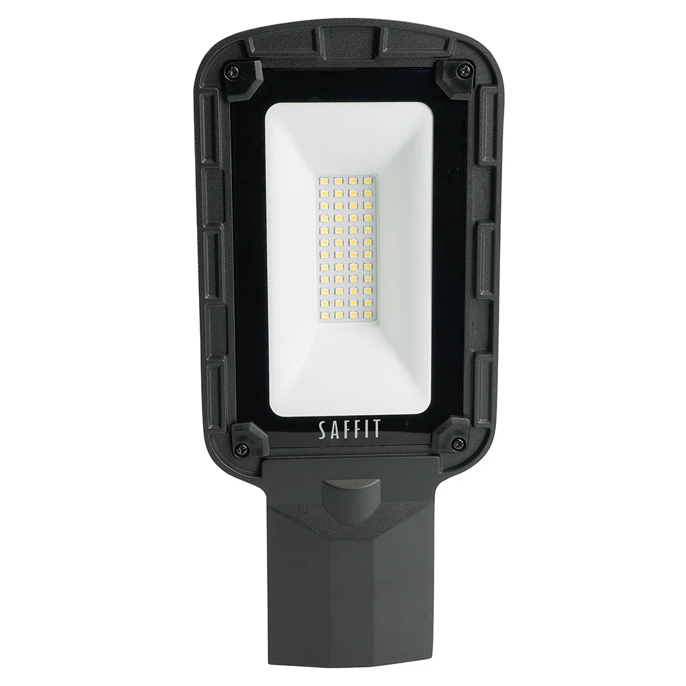 Изображение товара Светодиодный уличный консольный светильник SAFFIT SSL10-30 30W 5000K 230V, черный Изображение товара Светодиодный уличный консольный светильник SAFFIT SSL10-30 30W 5000K 230V, черный