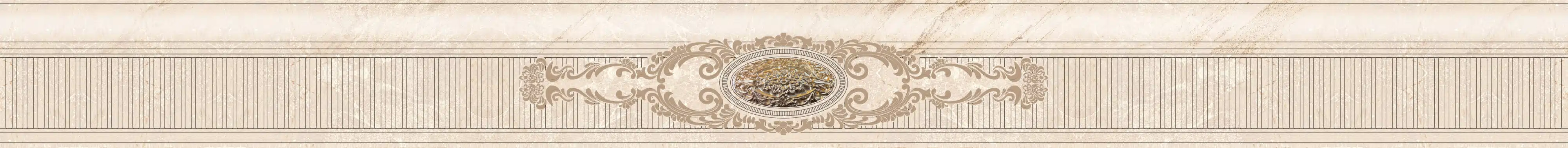 Изображение товара Керамический бордюр Eurotile ECLIPSE BEIGE 90x8 см для стен внутри помещений