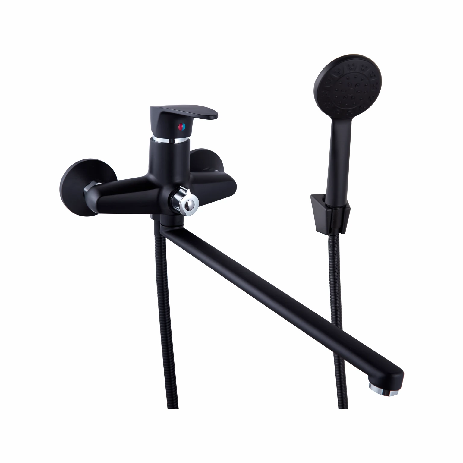 Изображение товара Смеситель для ванны PLstart PL2205-7, чёрный