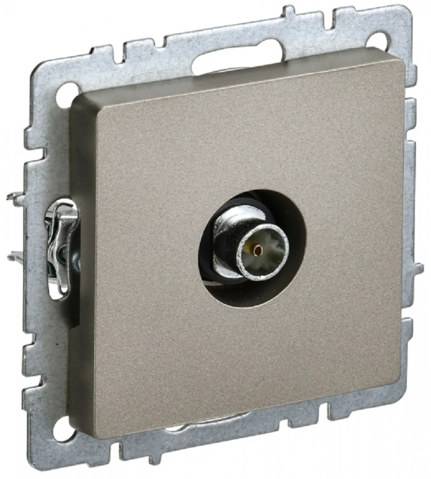 Изображение товара Розетка TV оконечная IEK BRITE BASE Шампань РТВ11-0-БрШ.