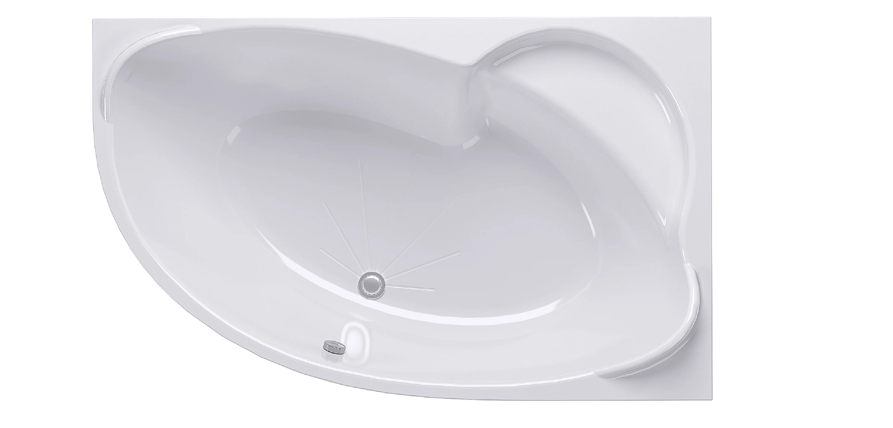 Изображение товара Акриловая ванна RITSA 170х105 правая ALEX BAITLER современный дизайн и надежность