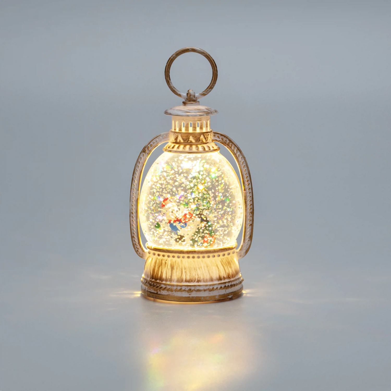 Изображение товара Светильник декоративный (фигура) Фонарик с эффектом снегопада и подсветкой NEON-NIGHT