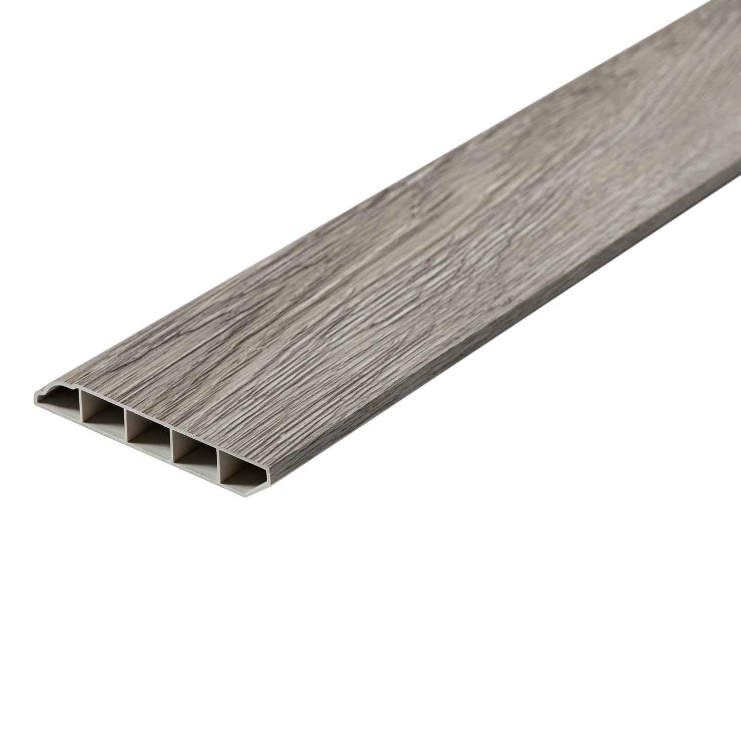 Изображение товара Напольный (потолочный) плинтус, 2400х80х12 мм, дуб Гетеборг