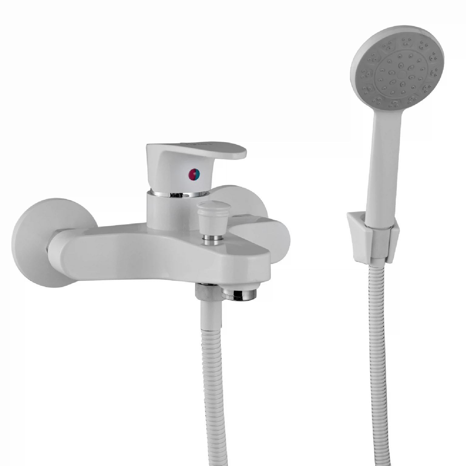 Изображение товара Смеситель для ванны PLstart PL3205-8, белый