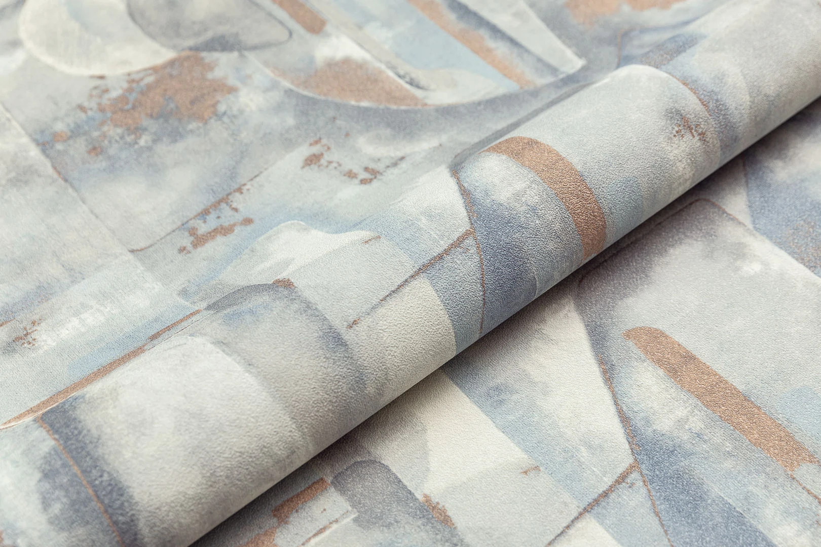 Изображение товара Обои виниловые Kerama Marazzi  Фреш мотив, синий, абстракция, арт. KM8319