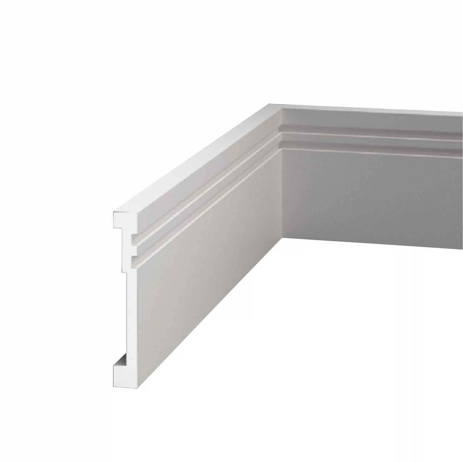 Изображение товара Плинтус напольный ударопрочный дюрополимер 2000х12х80мм