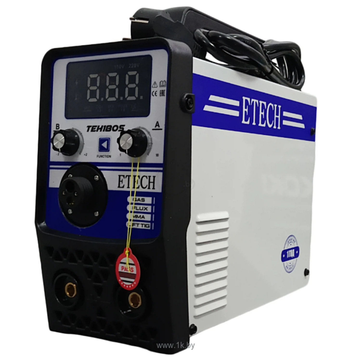 Изображение товара Сварочный аппарат ETECH TEH180S полуавтомат с цифровым дисплеем и функциями