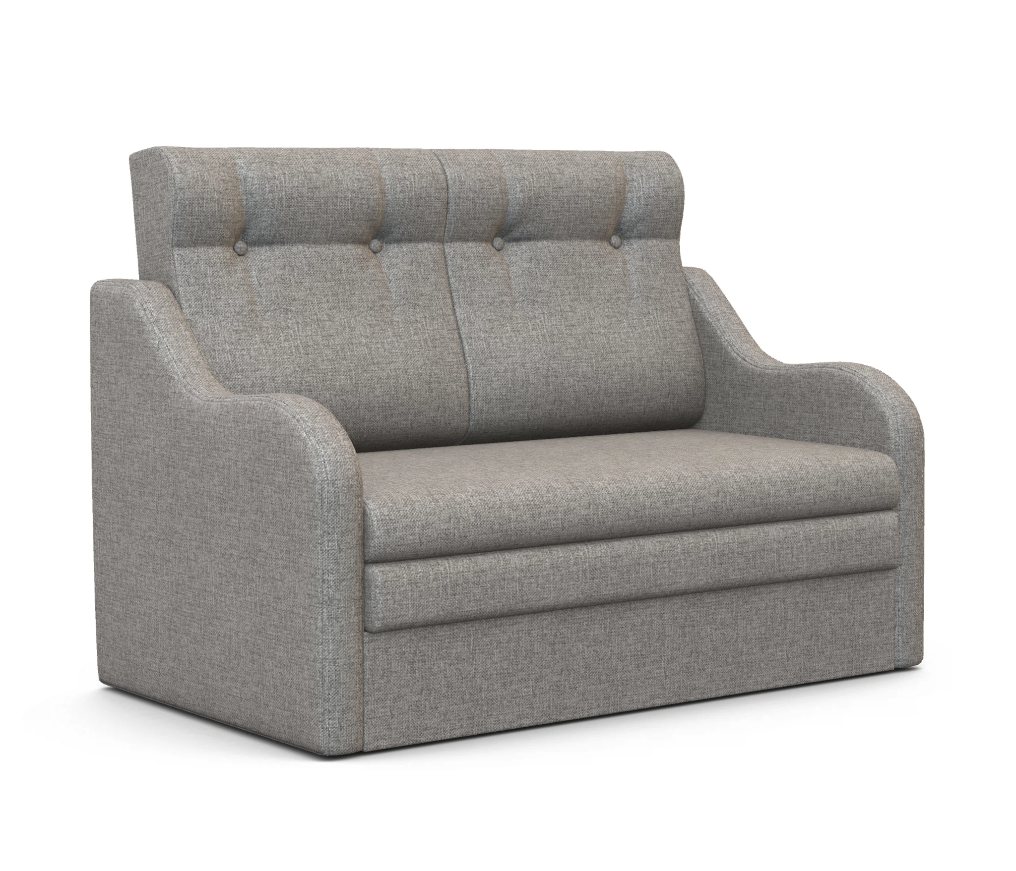 Изображение товара Диван-кровать Классика 2В рогожка светло-серый мебельный стиль