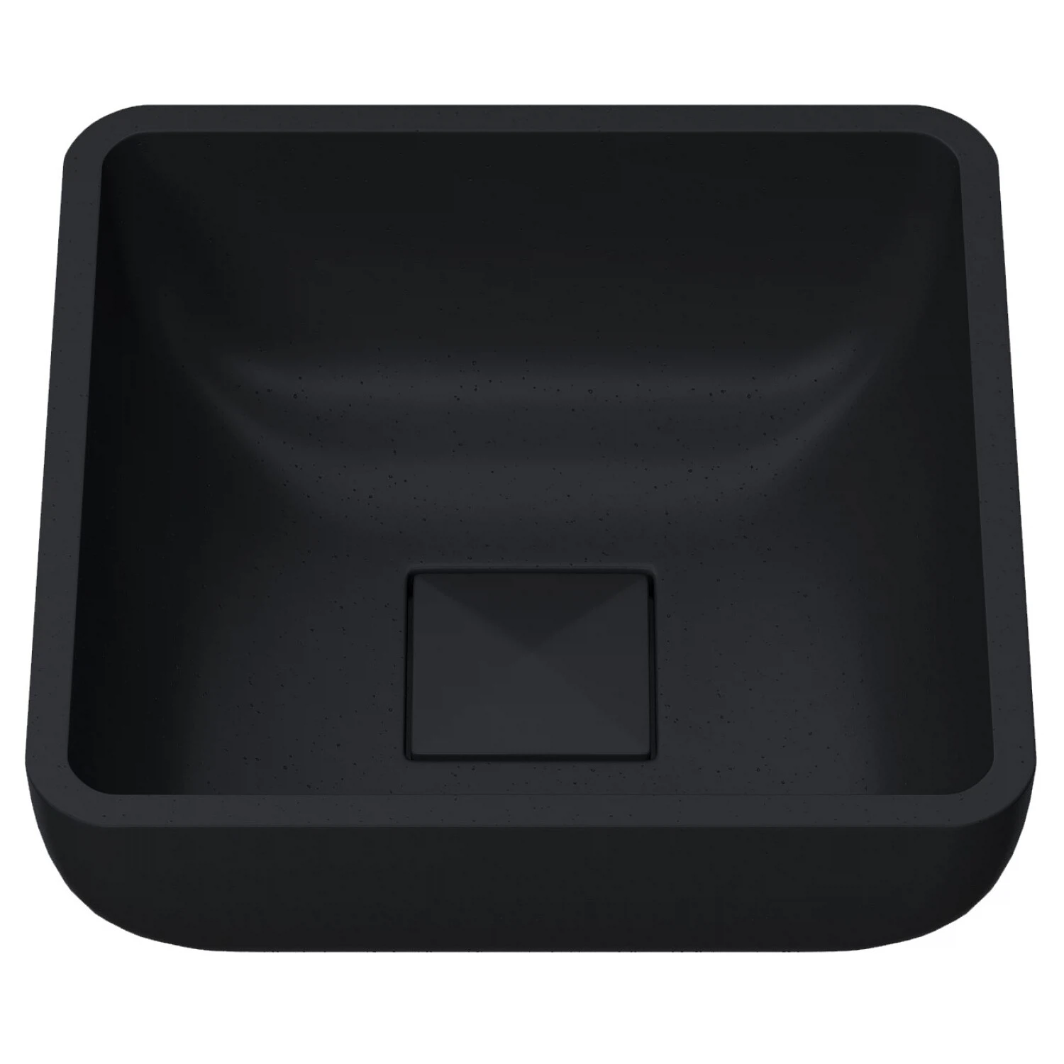 Изображение товара Раковина для ванной накладная Uperwood Florida квадратная, бетон, цвет черный