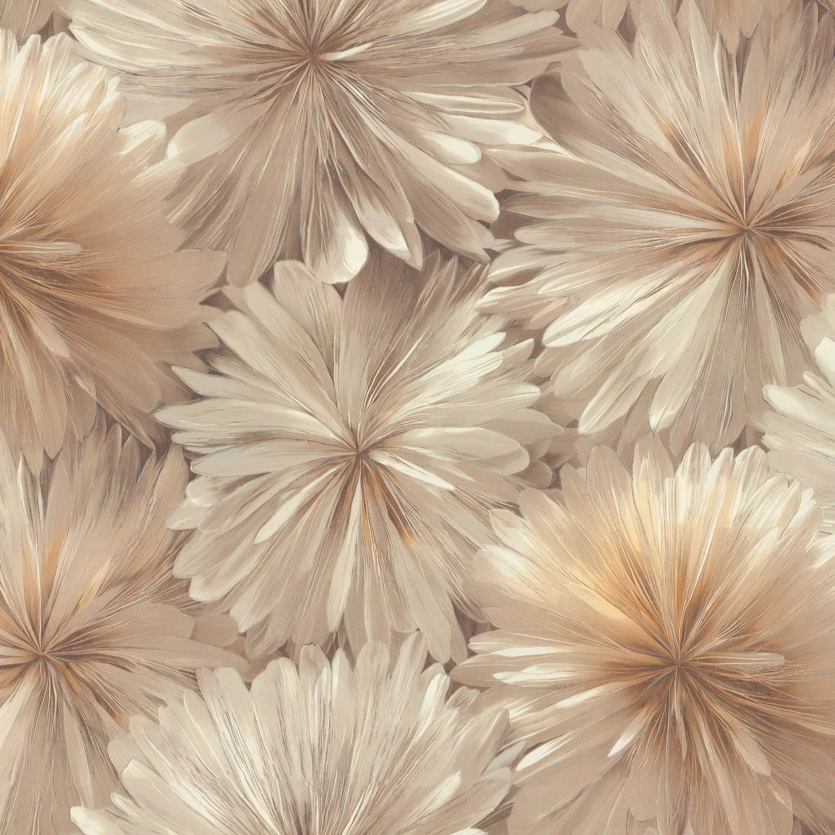 Изображение товара Обои флизелиновые Florance Ornamy коричневые 10,05x1,06 м