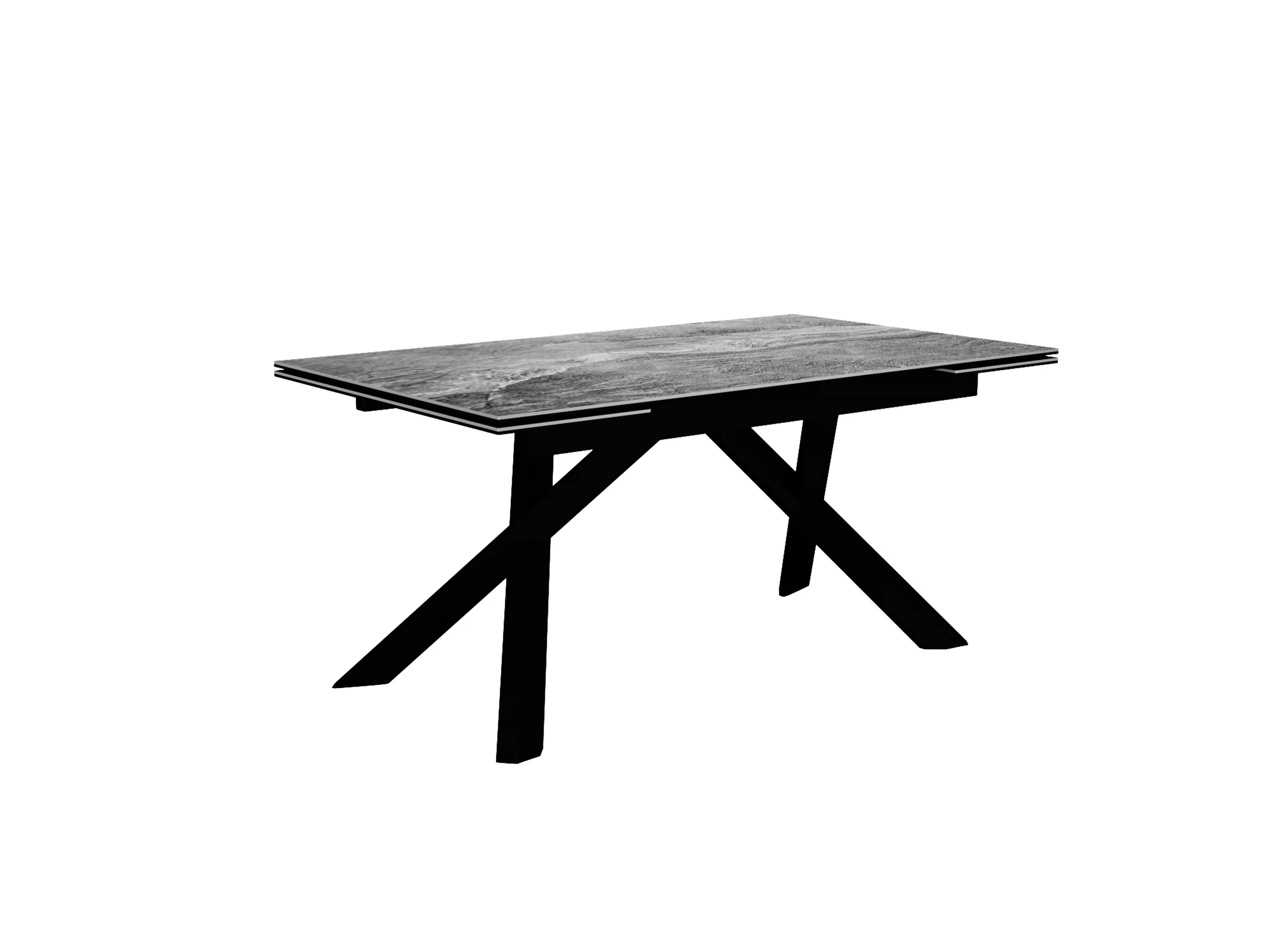 Изображение товара Стол DikLine KX160 с керамической поверхностью и металлическими опорами