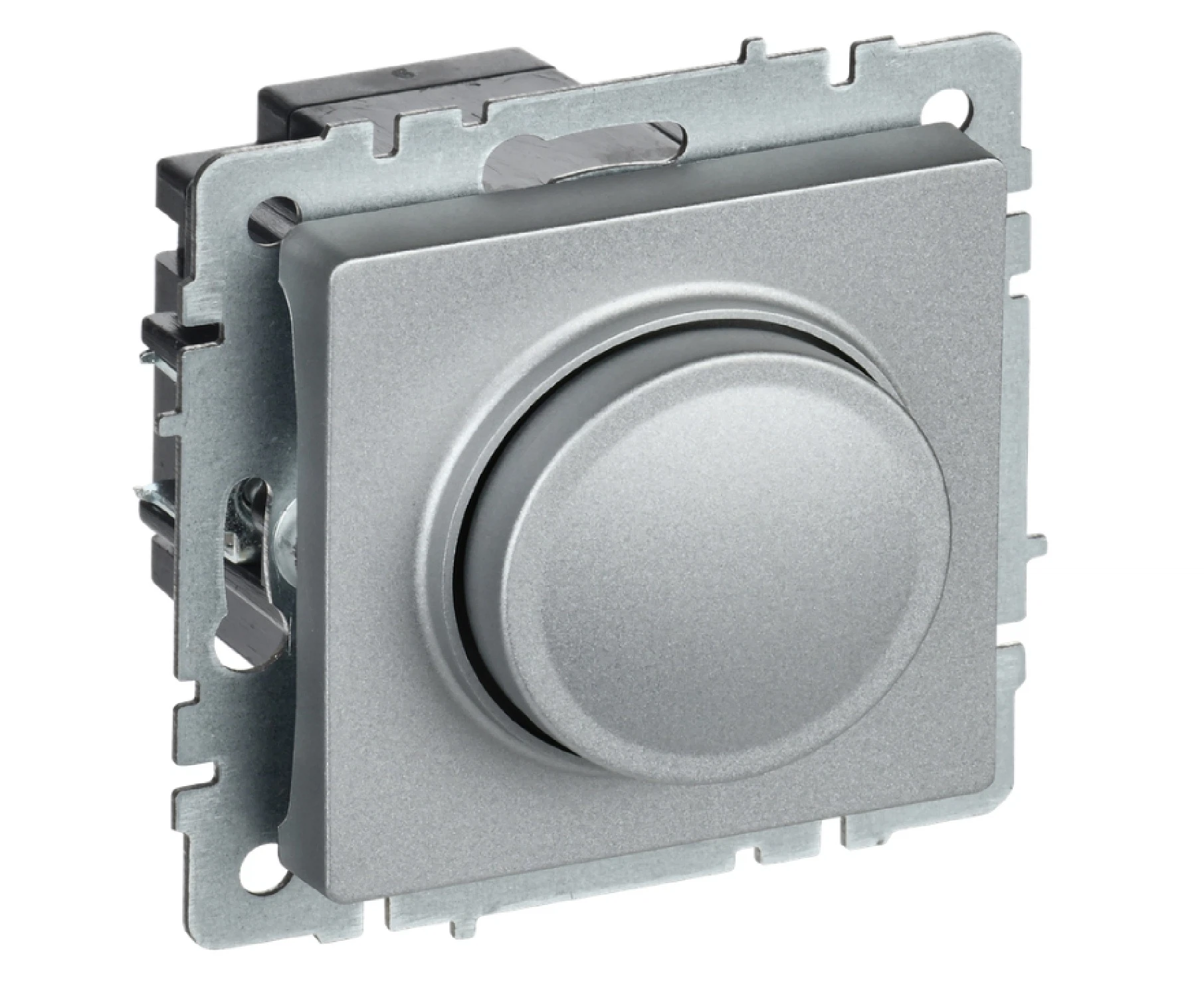 Изображение товара Светорегулятор IEK BRITE BASE алюминий 600Вт СС10-1-0-БрА для регулировки освещения