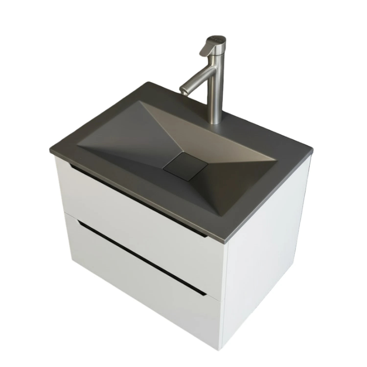 Изображение товара Раковина для ванной Uperwood Geo 70 см, графит