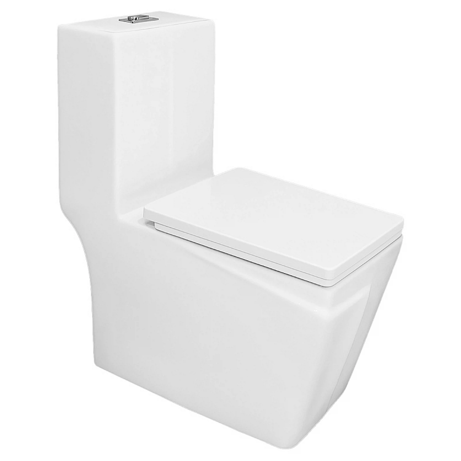 Изображение товара Унитаз напольный моноблок с бачком безободковый микролифт Azario Rayo AZ-6385