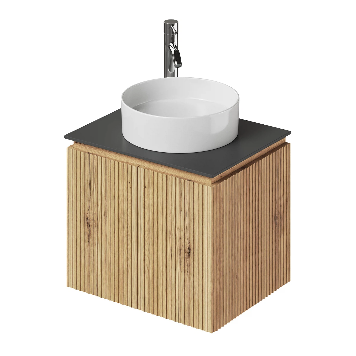 Изображение товара Тумба со столешницей подвесная Итана BAND 60 606x477x510 Дуб Мавелла Голд