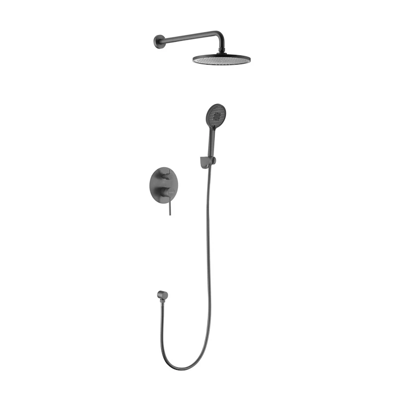 Изображение товара Душевая система встраиваемая Voda Vessel GUN METAL Set_3in1, оружейная сталь