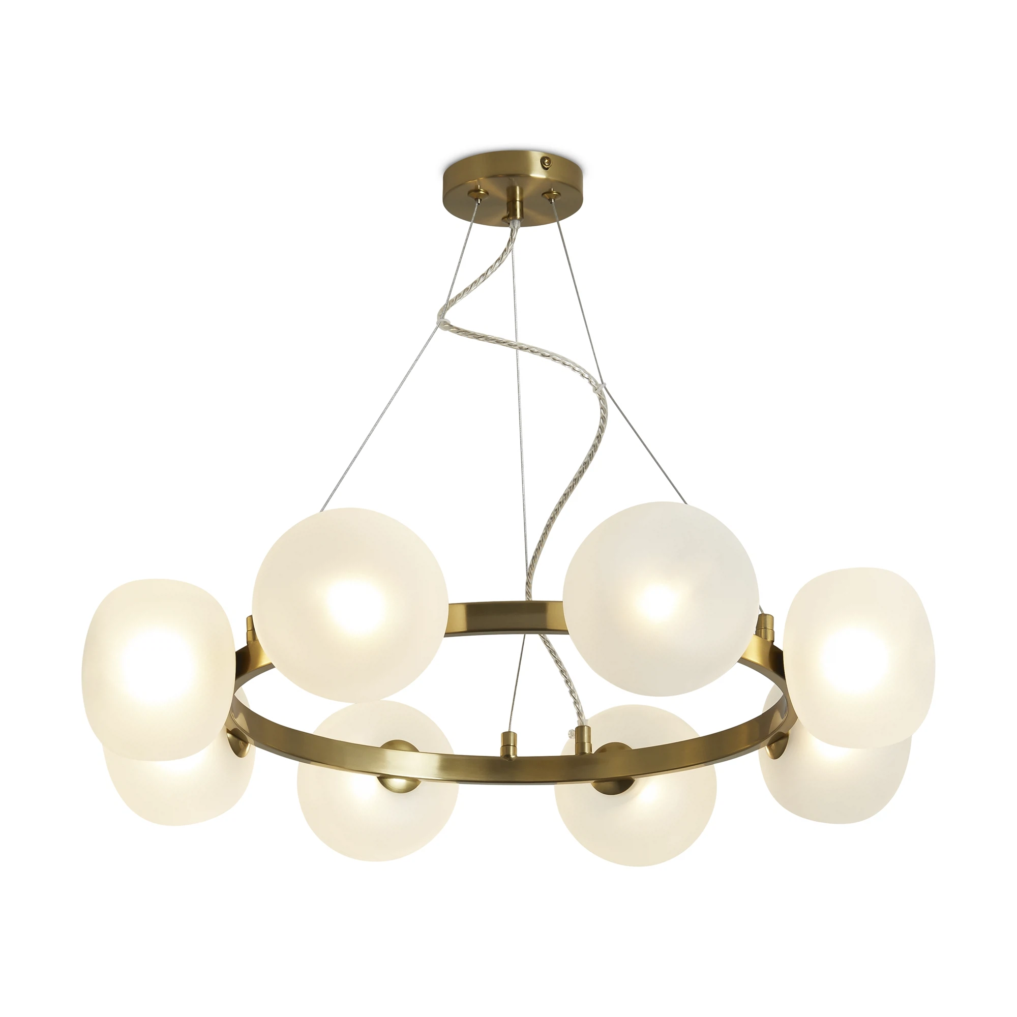 Изображение товара Люстра FREYA Donuts FR5444PL-08BS современная подвесная для интерьера