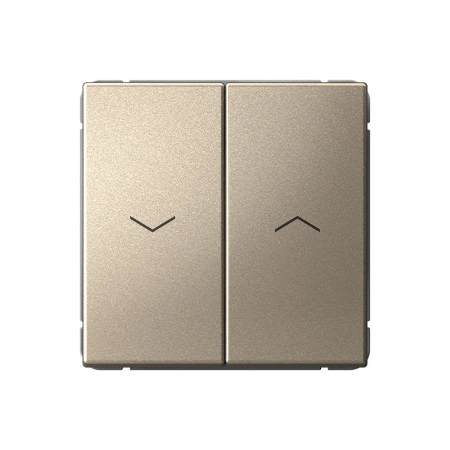 Изображение товара Выключатель 2-клавишный для жалюзи Systeme Electric ArtGallery Шампань, 2х сх.4, 10А, механизм