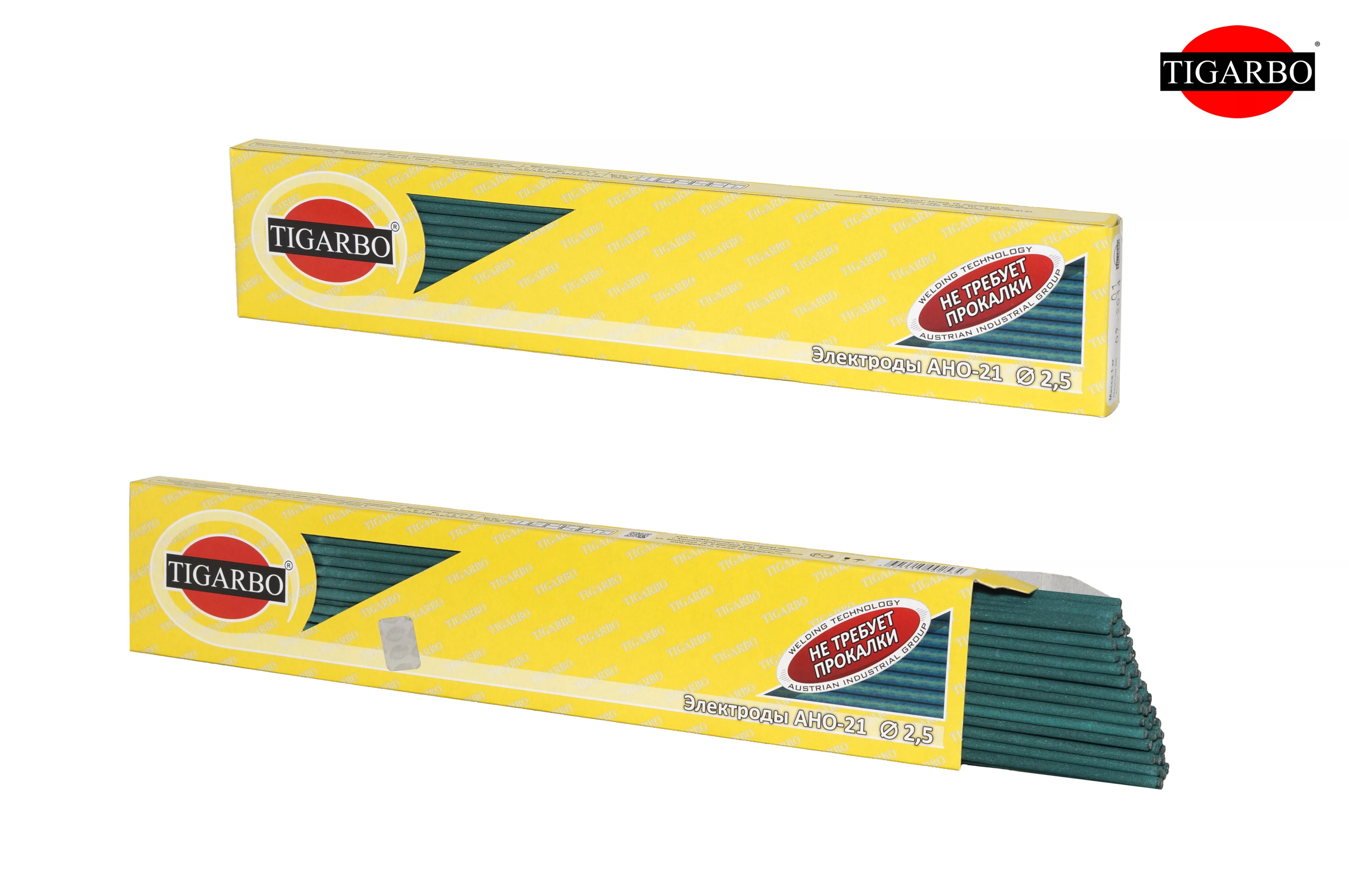 Изображение товара Электроды TIGARBO Austrian 2155 ф2,5 (1кг)