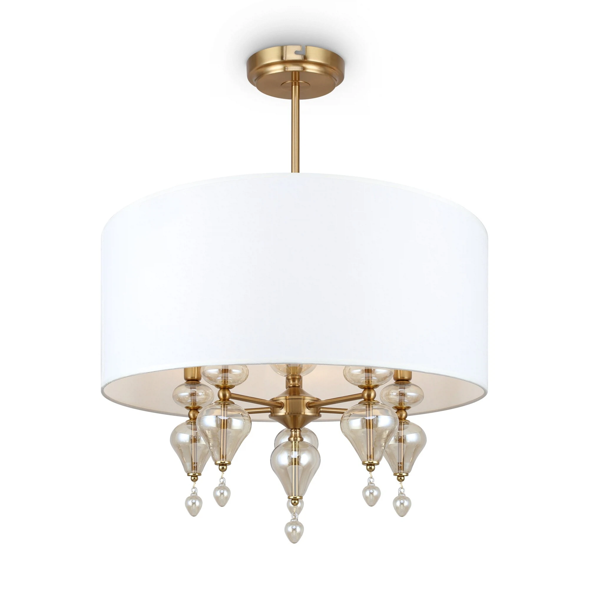 Изображение товара Люстра Freya Raise FR5369CL-05BS1 с тканевыми плафонами