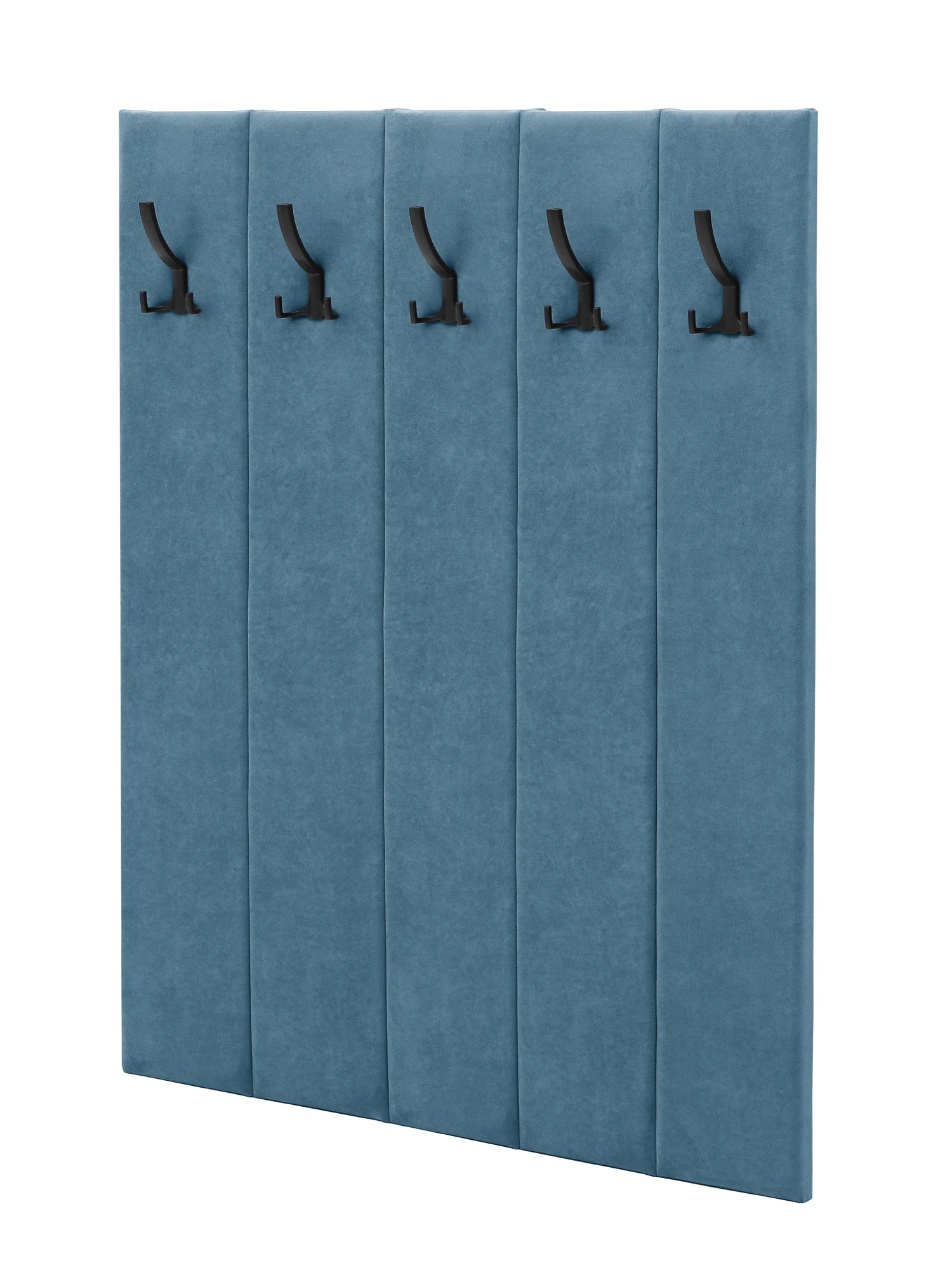 Изображение товара Настенная мягкая вешалка NORTA Asti синяя для прихожей 100х120 см
