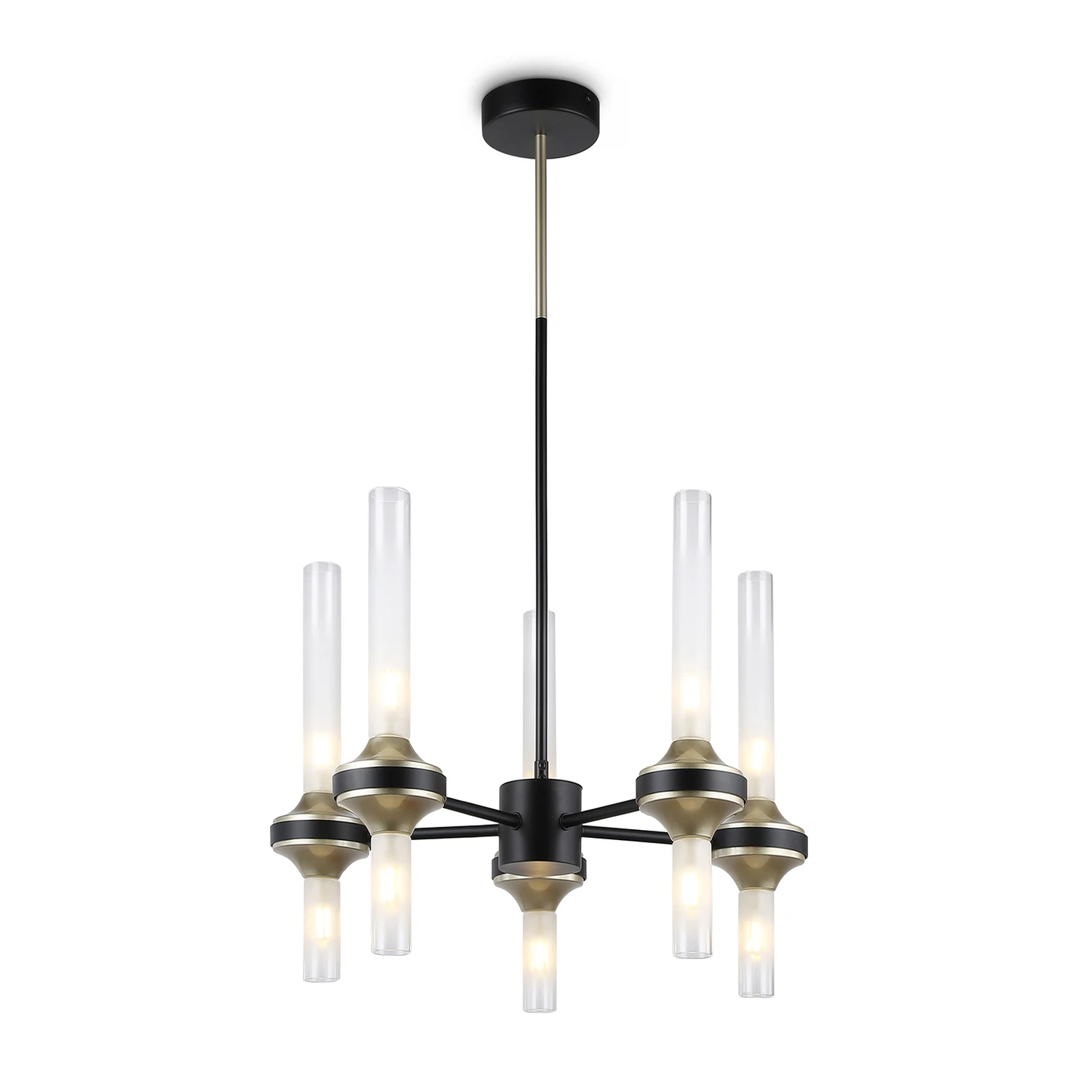 Изображение товара Люстра на штанге AMBRELLA LIGHT 10 и более ламп, 30Вт, IP20 Черный LH55351