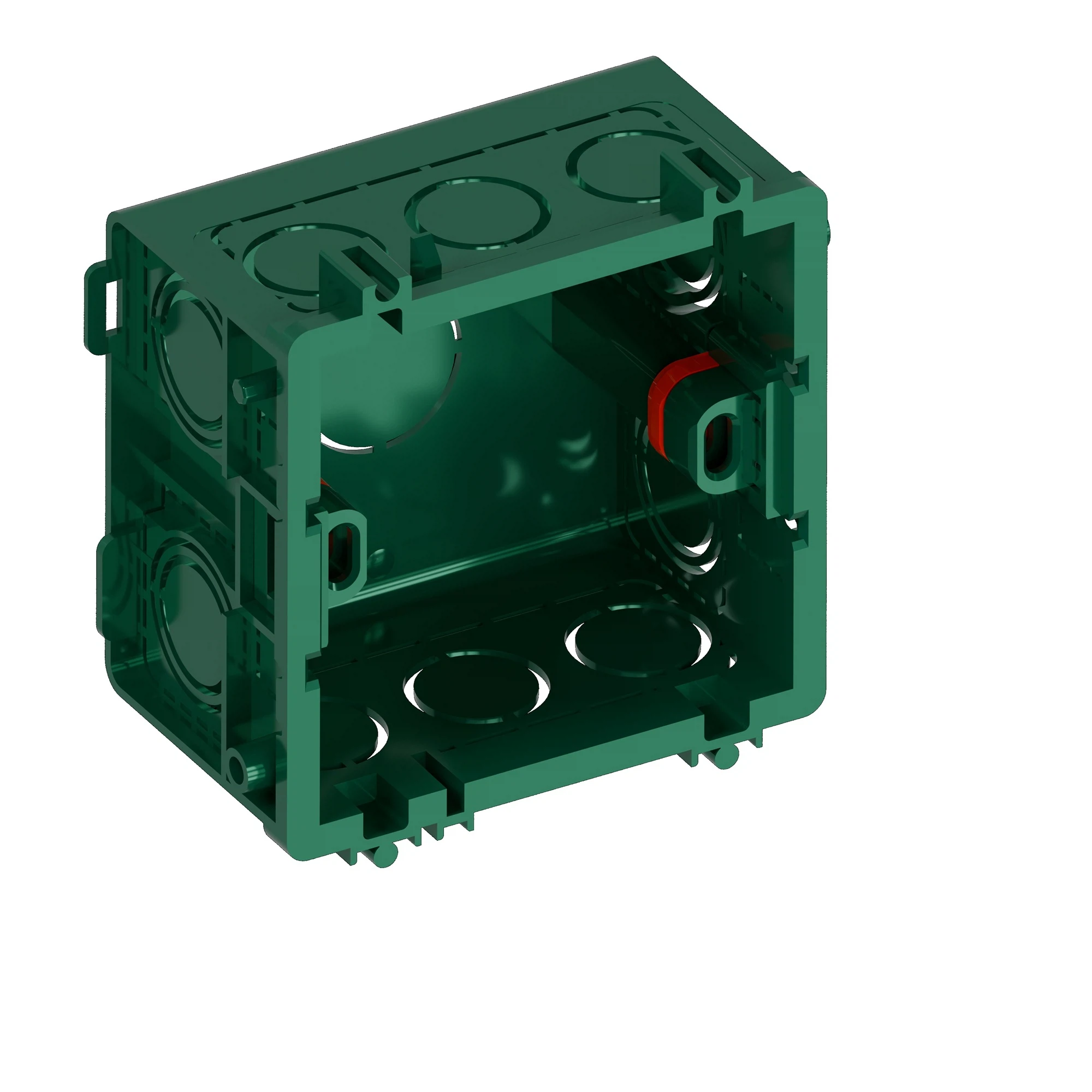 Изображение товара Коробка монтажная Systeme Electric Systeme Infinity Зеленый 87х87 для кладки или бетона Изображение товара Коробка монтажная Systeme Electric Systeme Infinity Зеленый 87х87 для кладки или бетона