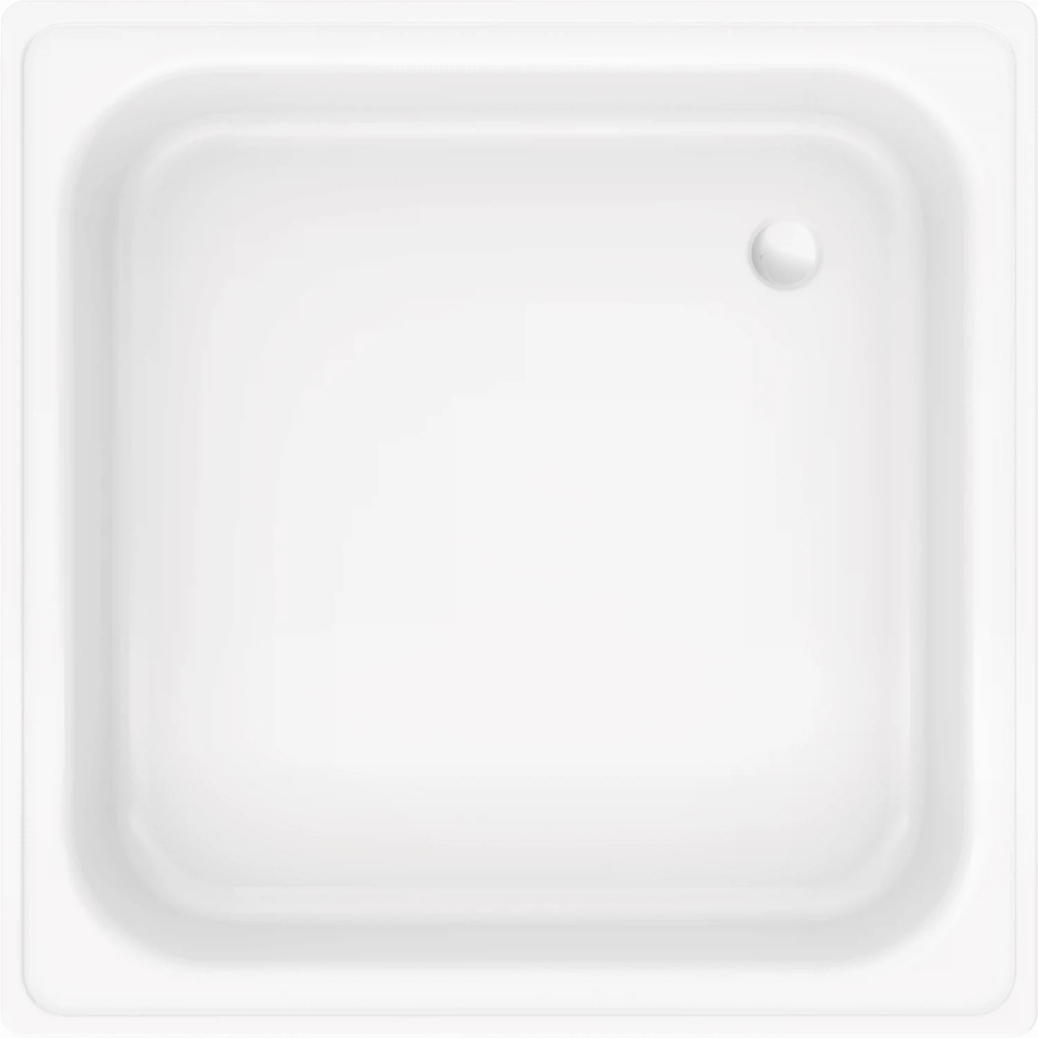 Изображение товара Поддон душевой стальной 80х80 см BLB Португалия низкий профиль