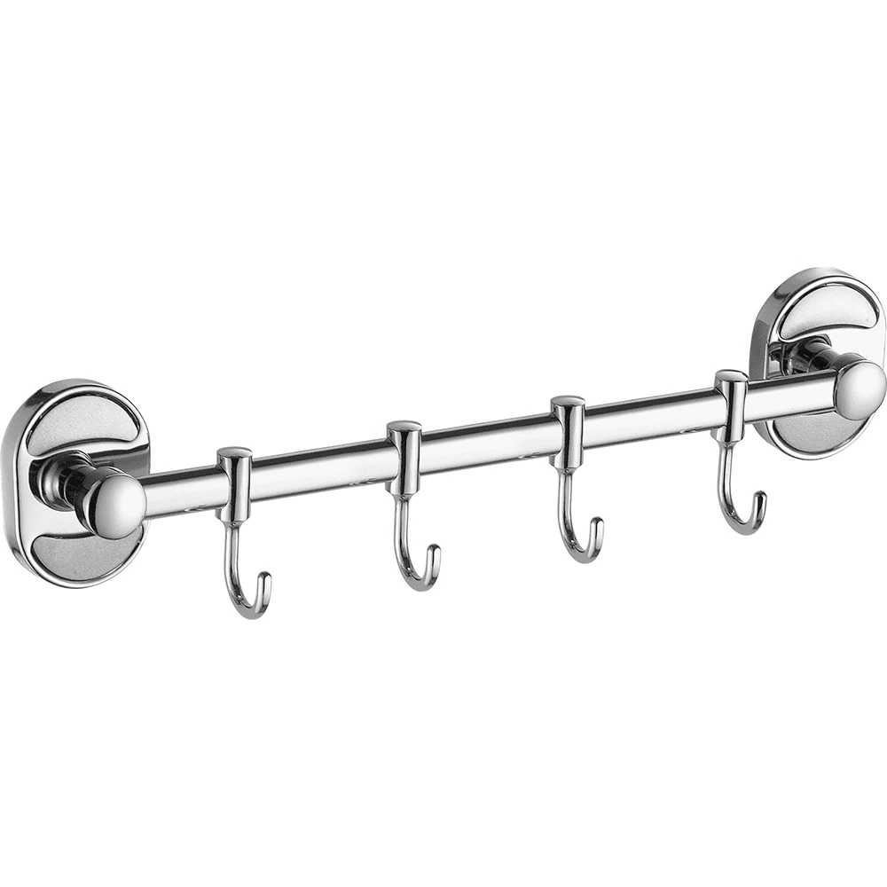 Изображение товара Планка с крючками для полотенец FASHUN A1915-4, хром