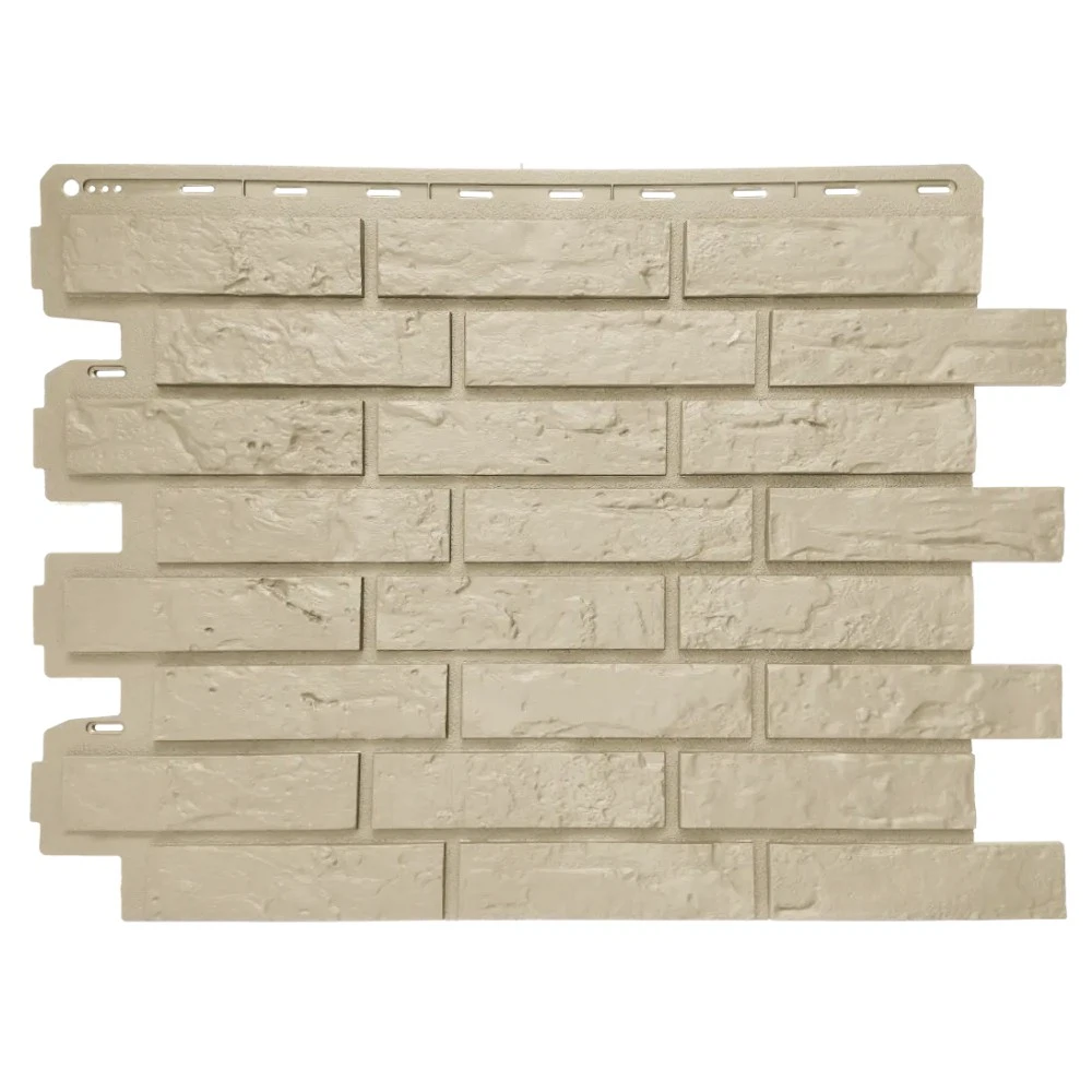 Изображение товара АП Фасадная панель Кирпич Рижский ЭКО Кремовый 710x560x21 мм