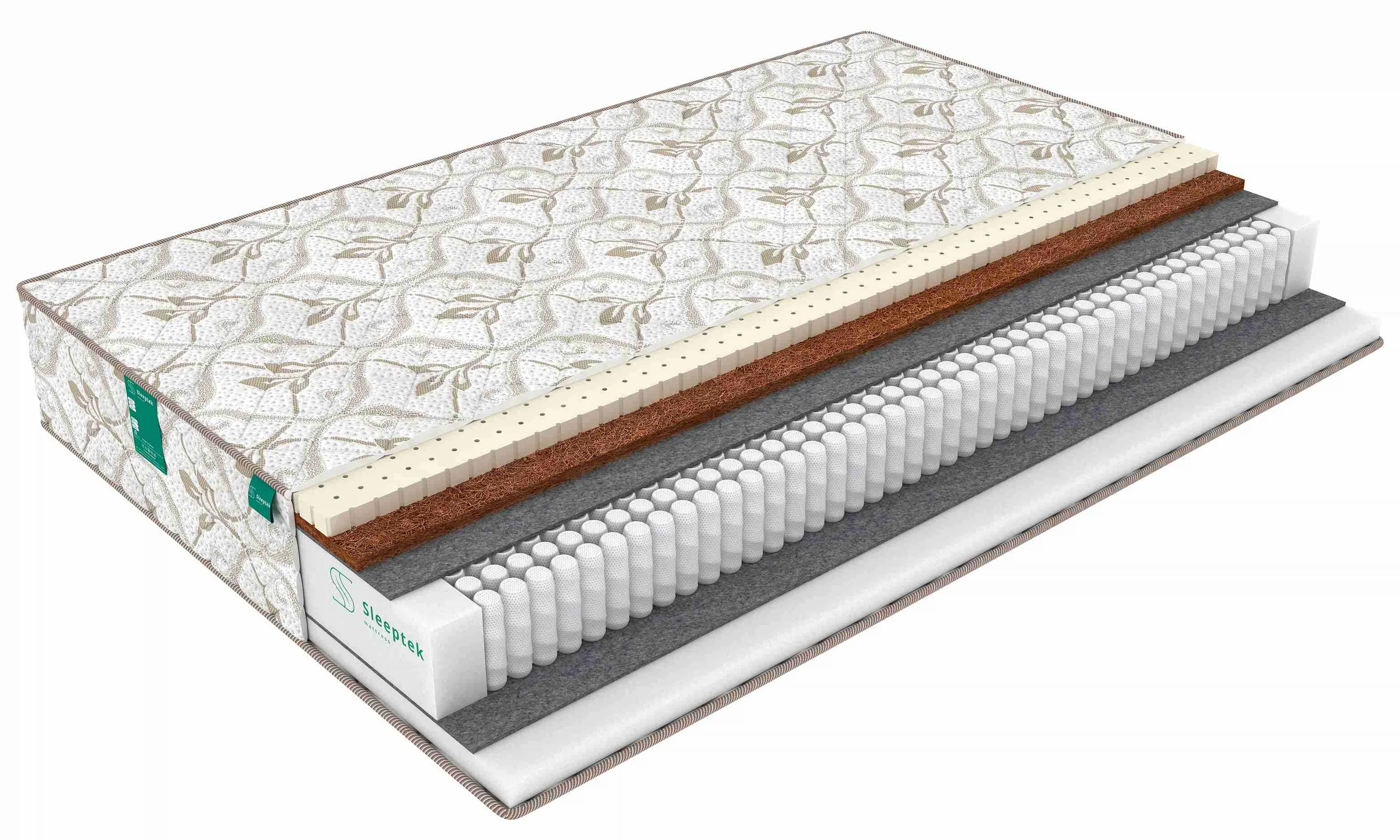 Изображение товара Матрас Sleeptek Perfect LatexStrong 180х200 см с независимыми пружинами и латексом