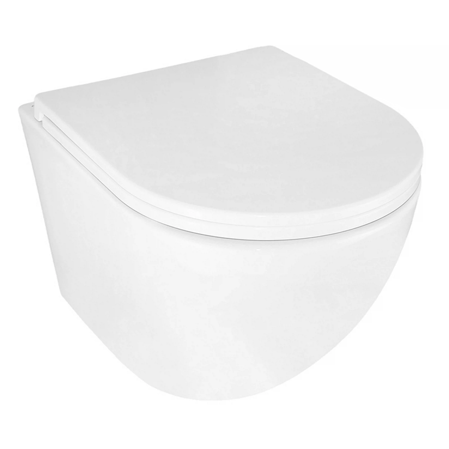 Изображение товара Унитаз подвесной безободковый с быстросъемным сиденьем микролифт Azario Gloria AZ-2003T