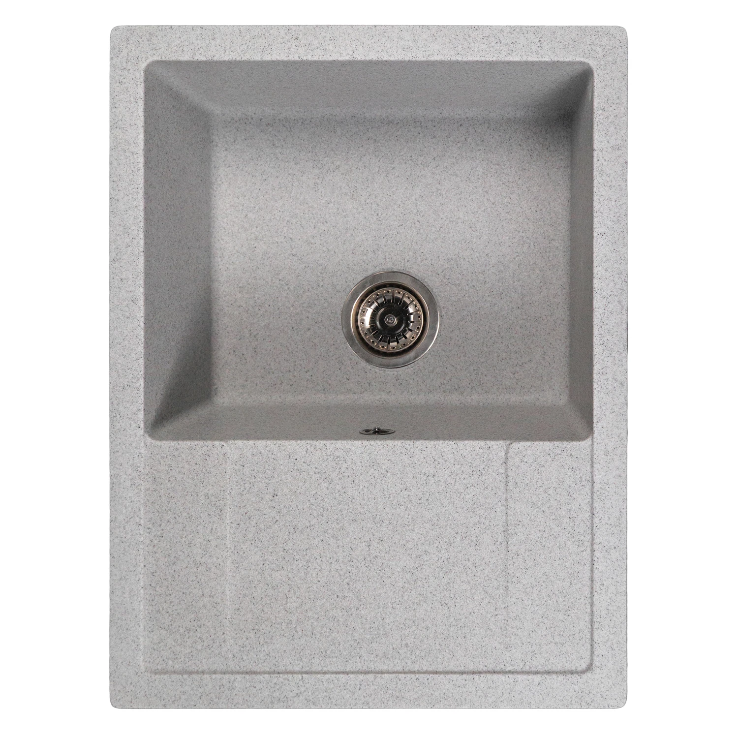 Изображение товара Мойка кухонная из искусственного мрамора Mixline ML-GMS115 СТАНДАРТ 645*505 мм серый