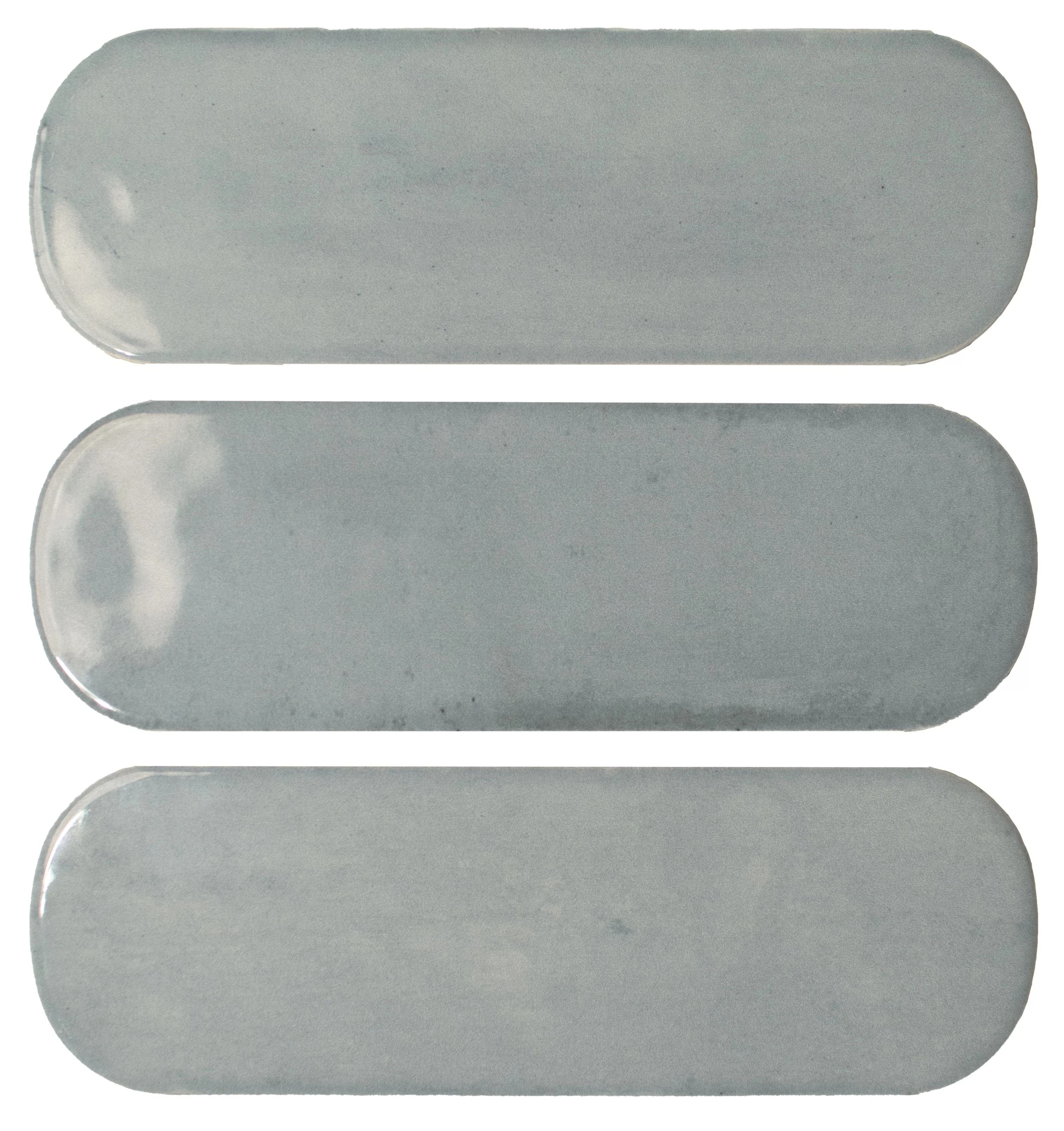 Изображение товара Плитка настенная Calema Oval Sky 5,2х16 глянцевая синяя для современного интерьера