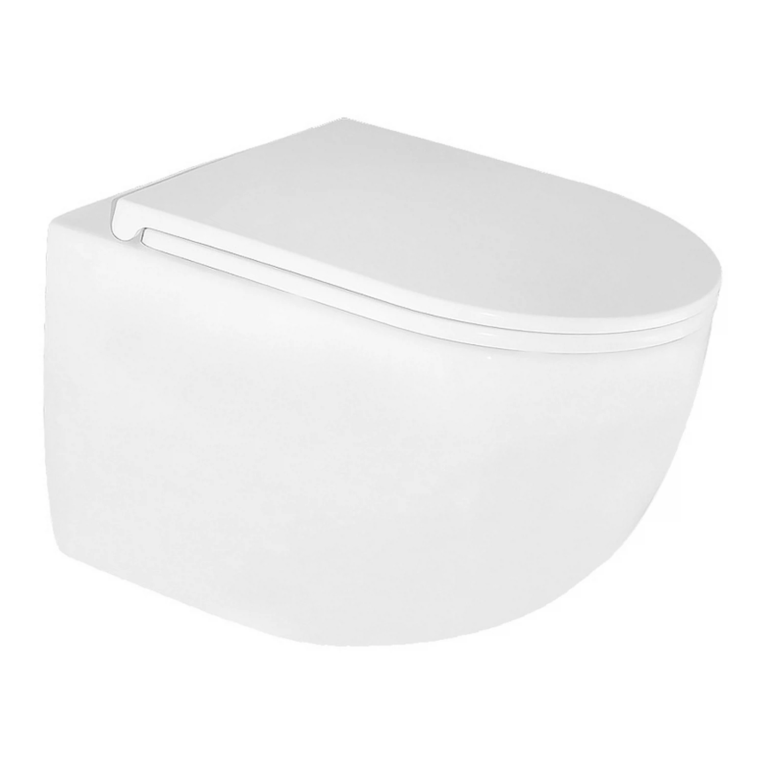 Изображение товара Унитаз подвесной безободковый с быстросъемным сиденьем микролифт Azario Terso AZ-092E-UQ3