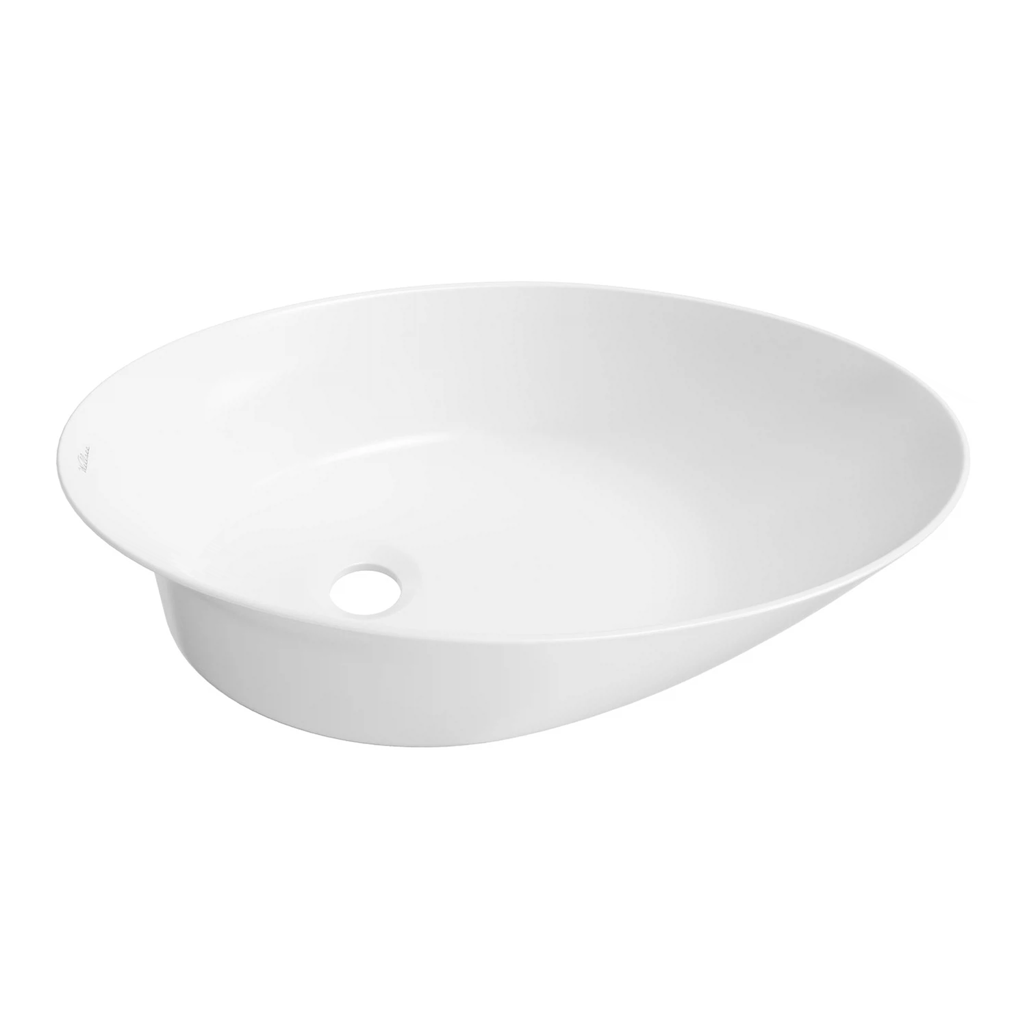 Изображение товара Накладная раковина Wellsee Faze Moment, 55*32 см, белая