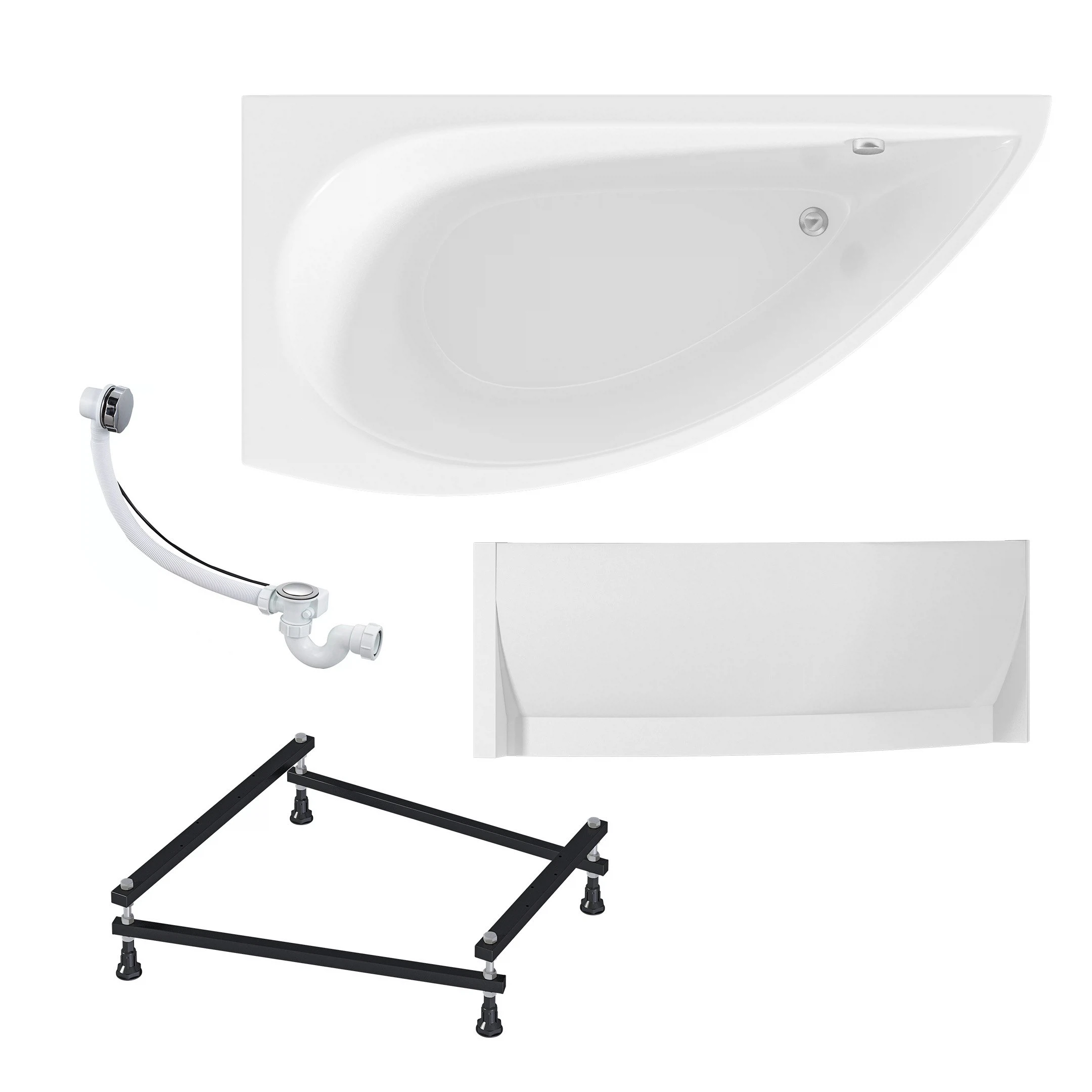 Изображение товара Акриловая ванна 1MARKA PICCOLO 150x75 асимметричная левая 01пк1770лкп