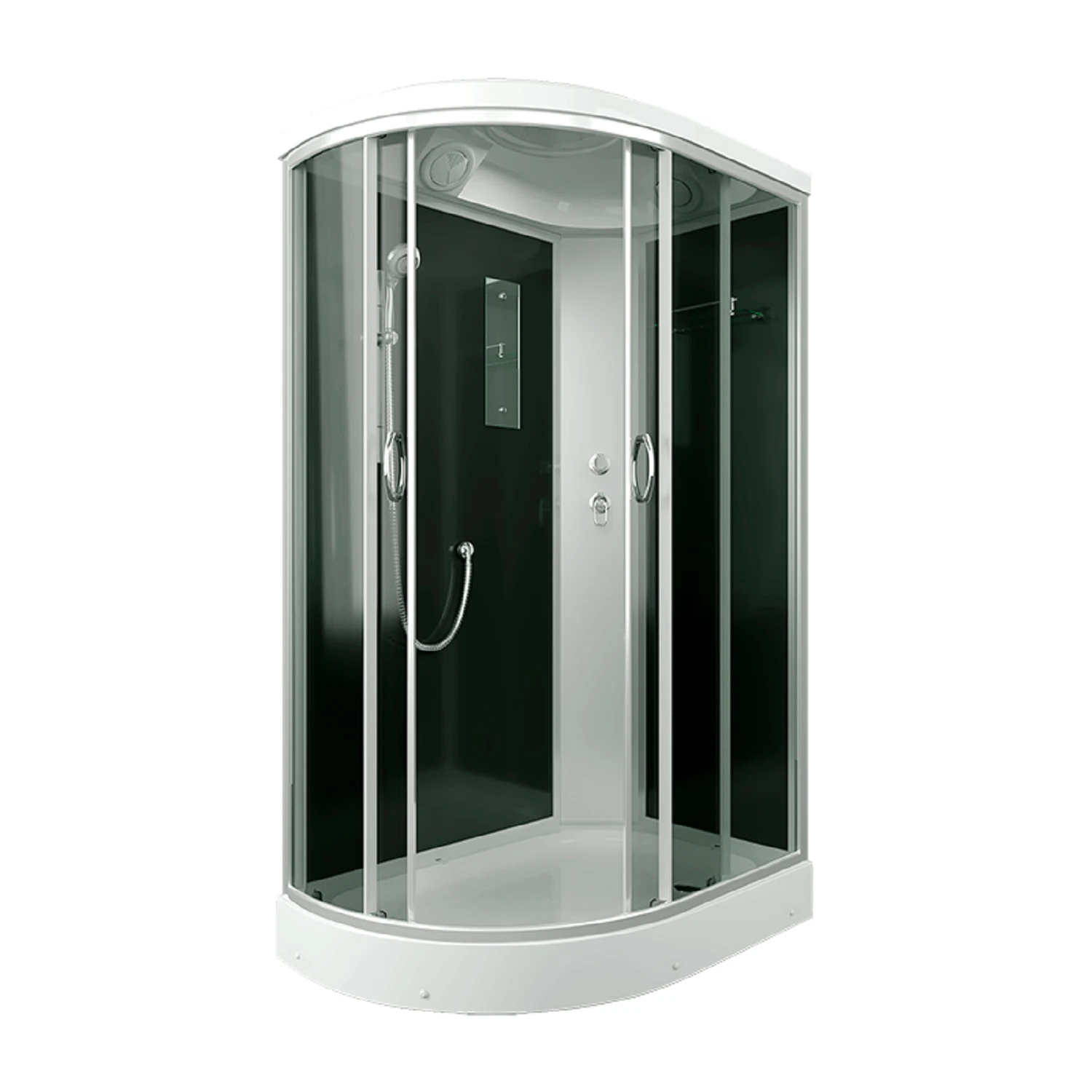 Изображение товара Душевая кабина Erlit Comfort 120x80 с раздвижными дверями и акриловым поддоном