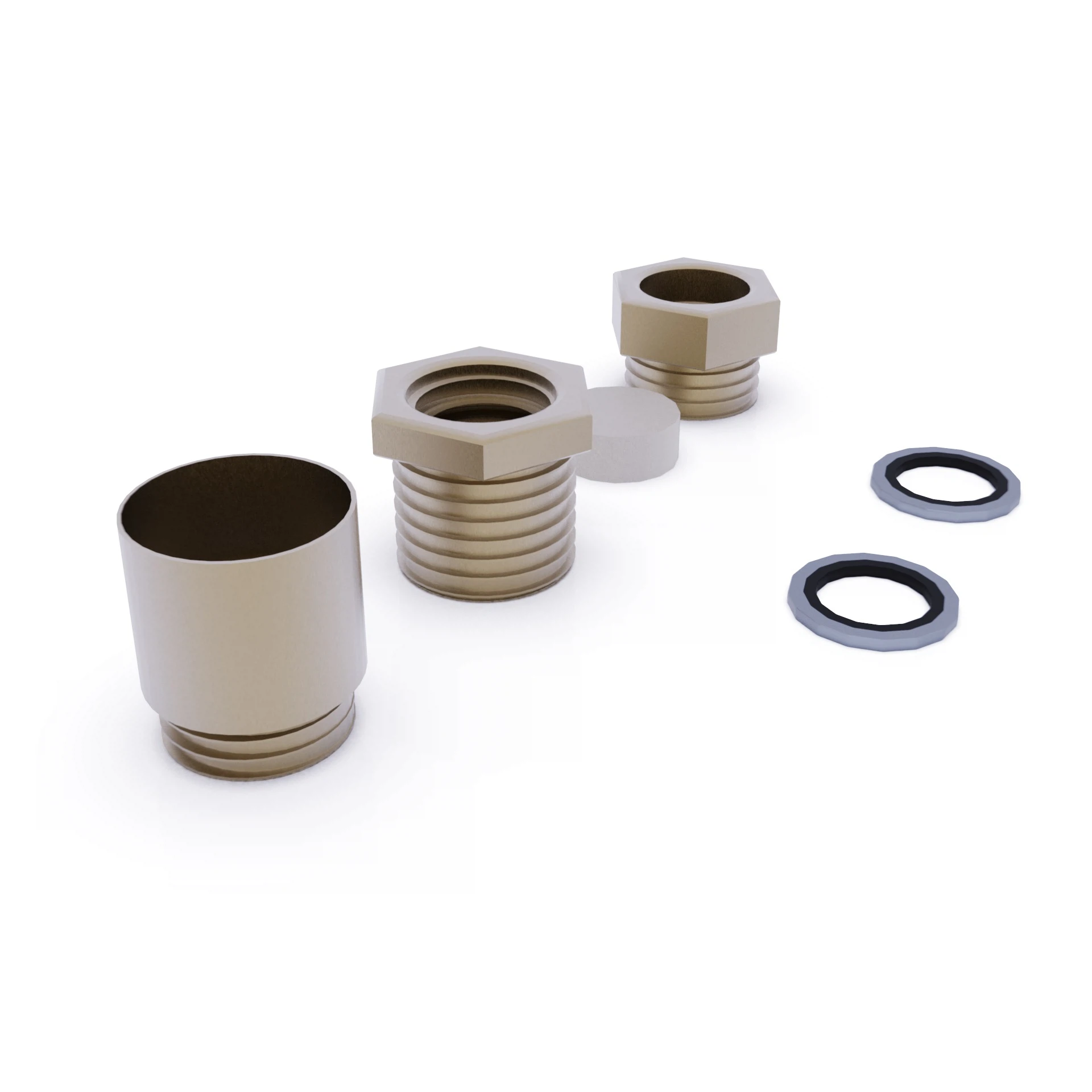 Изображение товара Кабельный ввод ВКТ 1/2-3/4 для нагревательных секций Heatline-АНТИФРИЗ